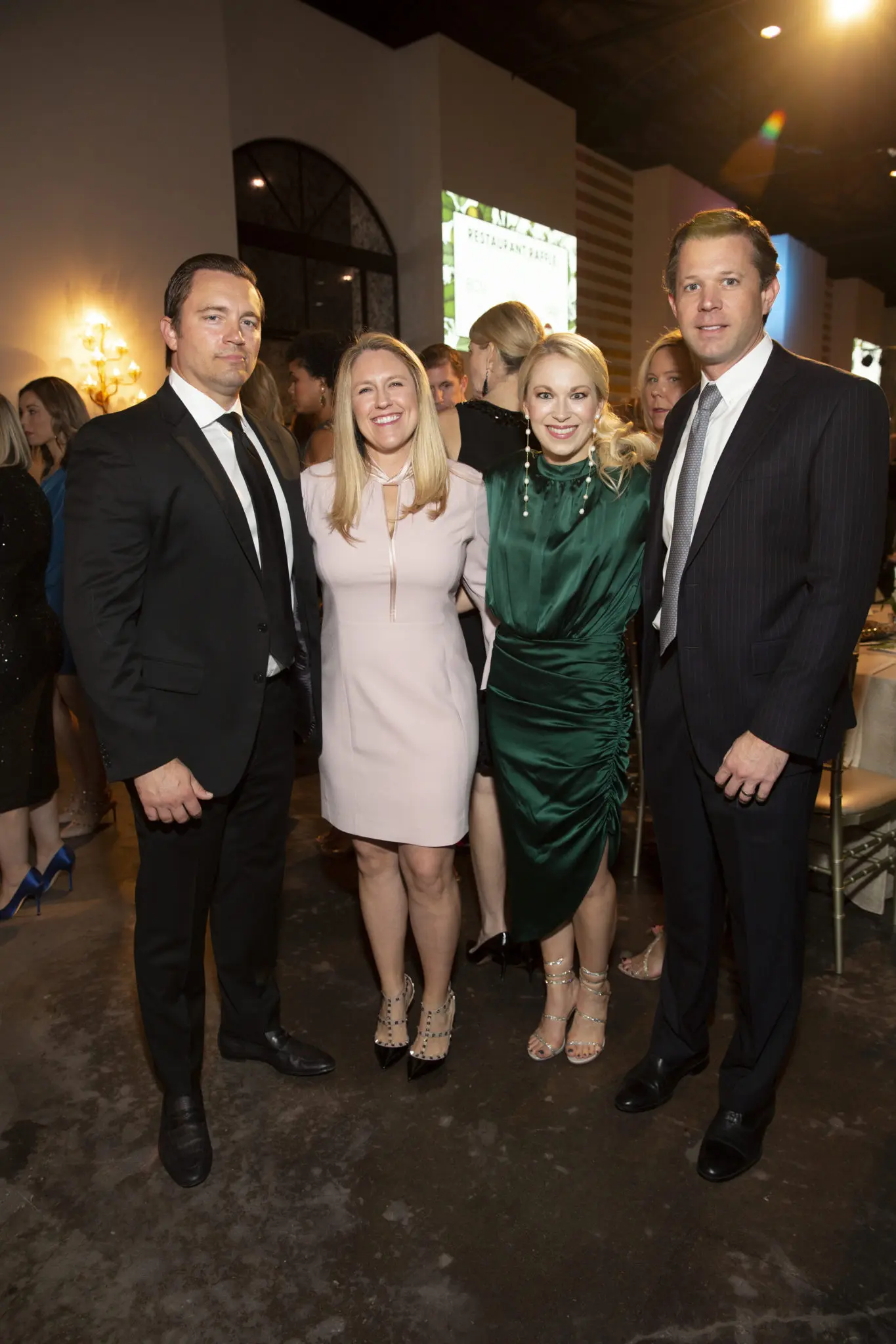 Bart & Christina Blackwell, Lauren & Will Page (Photo by Jenny Antill)