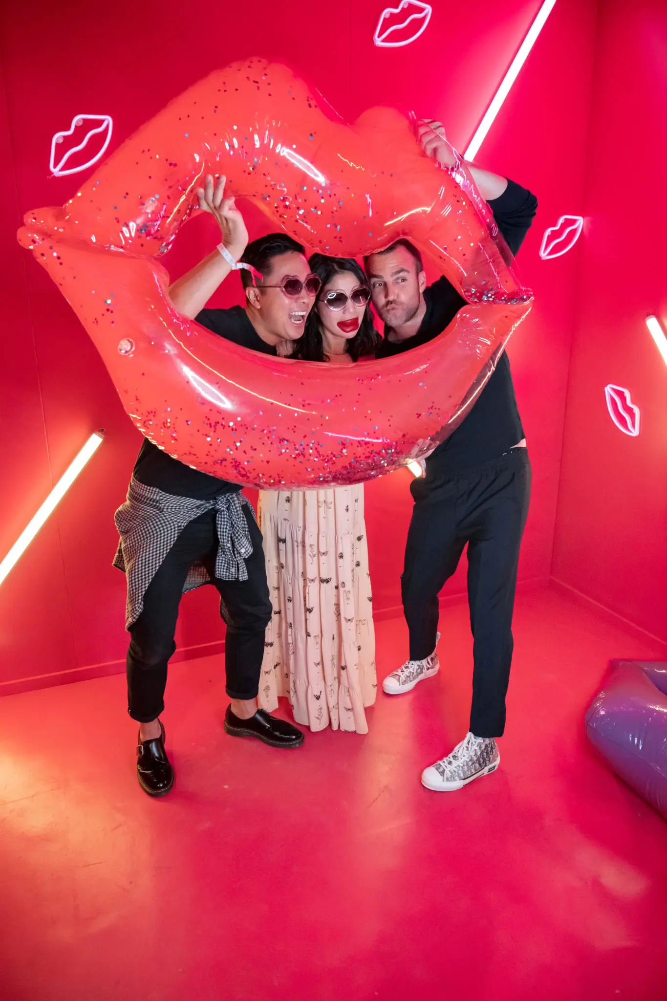 David Liu, Rae Liu, Michael Fountas (Photo by Bruno)
