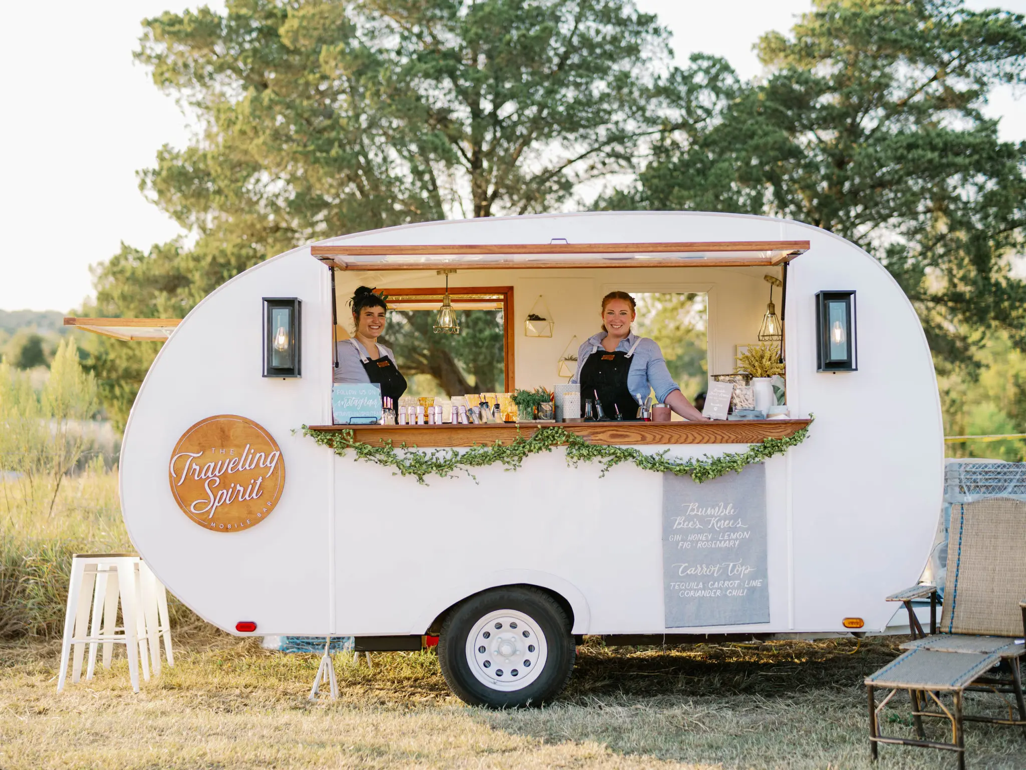 The Traveling Spirit serves specialty cocktails (Harlow and May Studios)