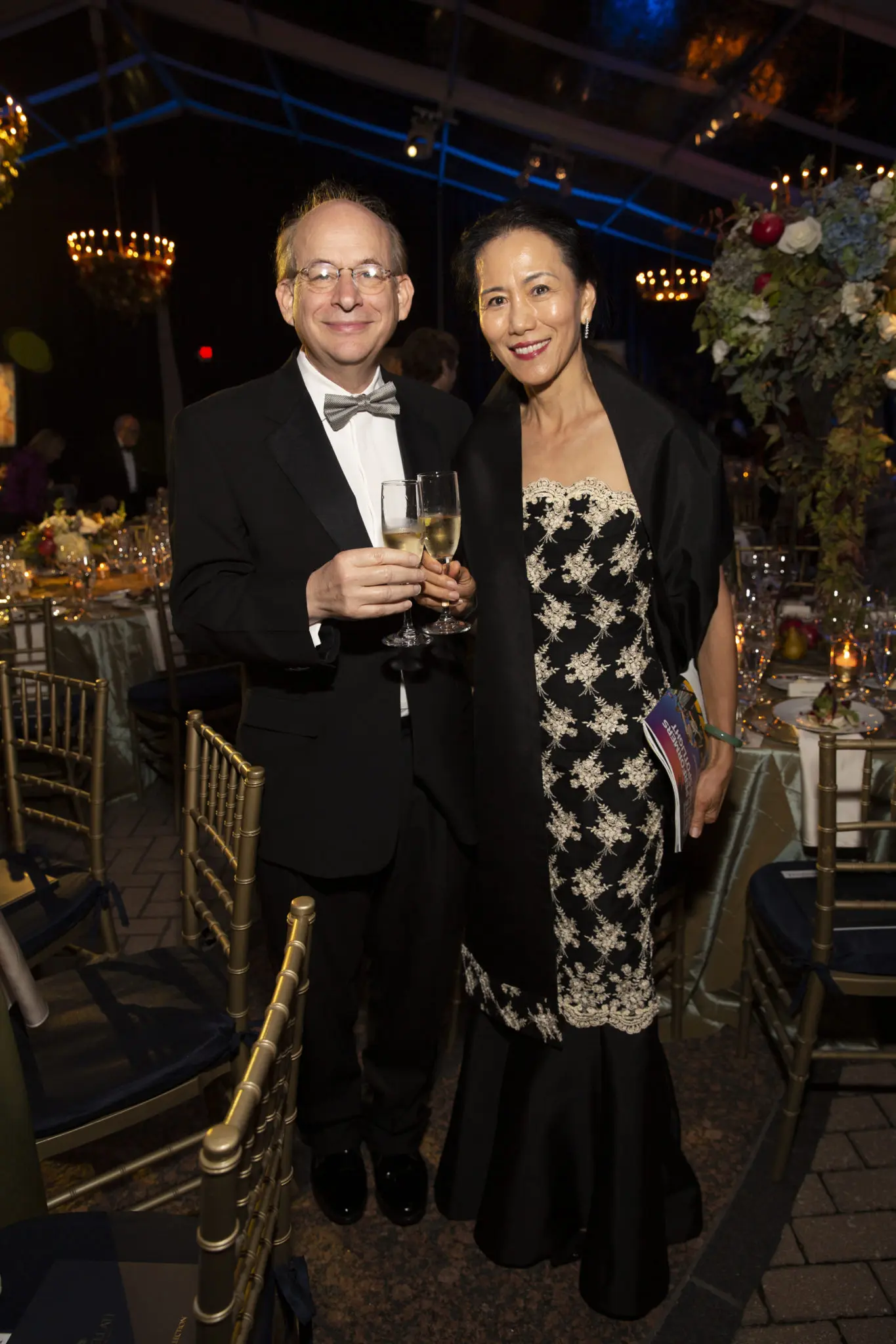 David Leebron, Y. Ping Sun (Photo by Jenny Antill Clifton)