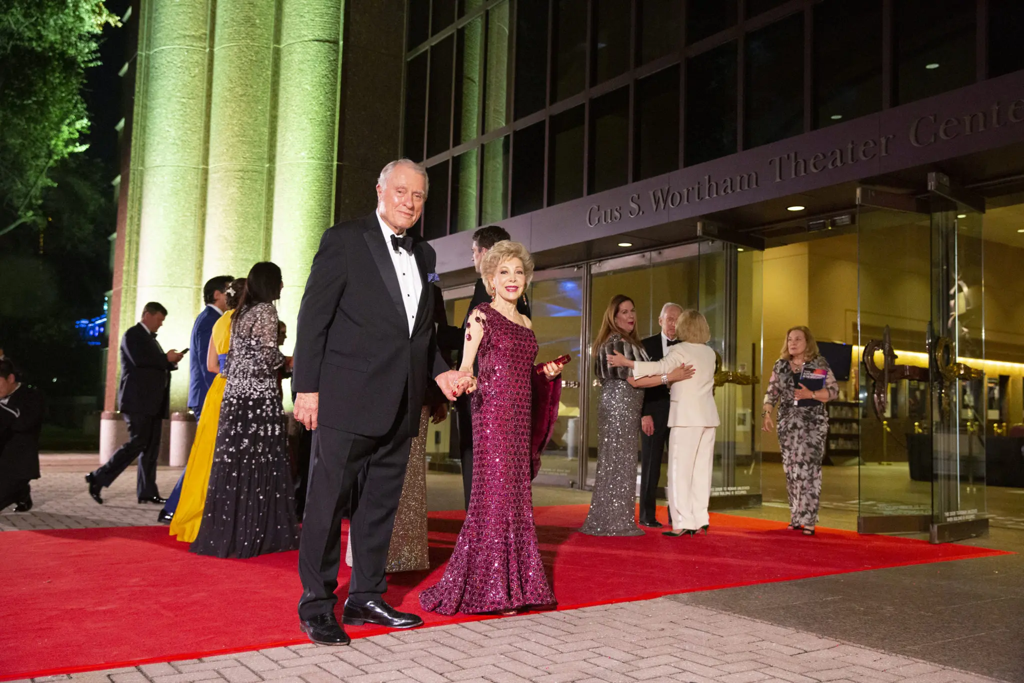 Jim Daniel, Margaret Alkek Williams (Photo by Jenny Antill Clifton)