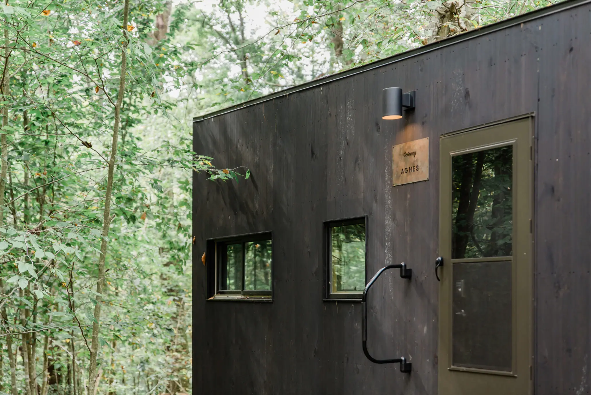 Each cabin is named after a staff member's grandparent and are easy to locate at the outpost. 
