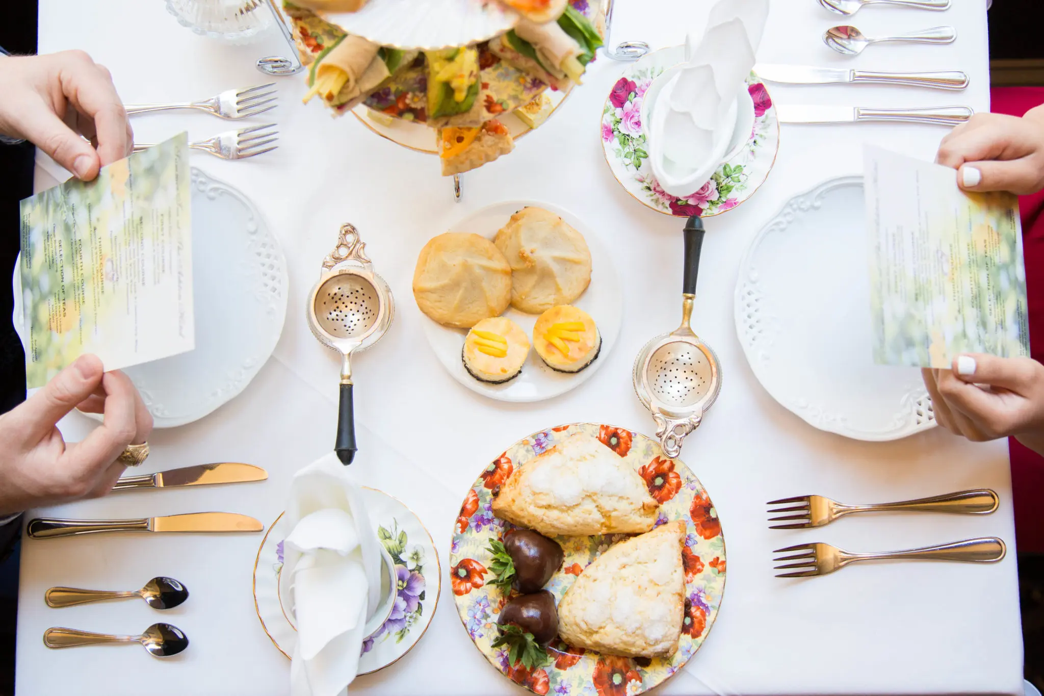 The Ashton's tea service reaches a new festival level during the holidays.