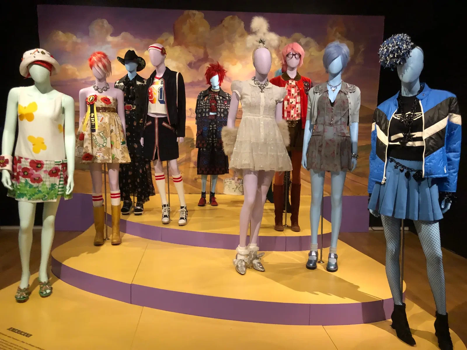 "The World of Anna Sui" exhibition includes the designer's surfer phase. (Photo by Clifford Pugh)