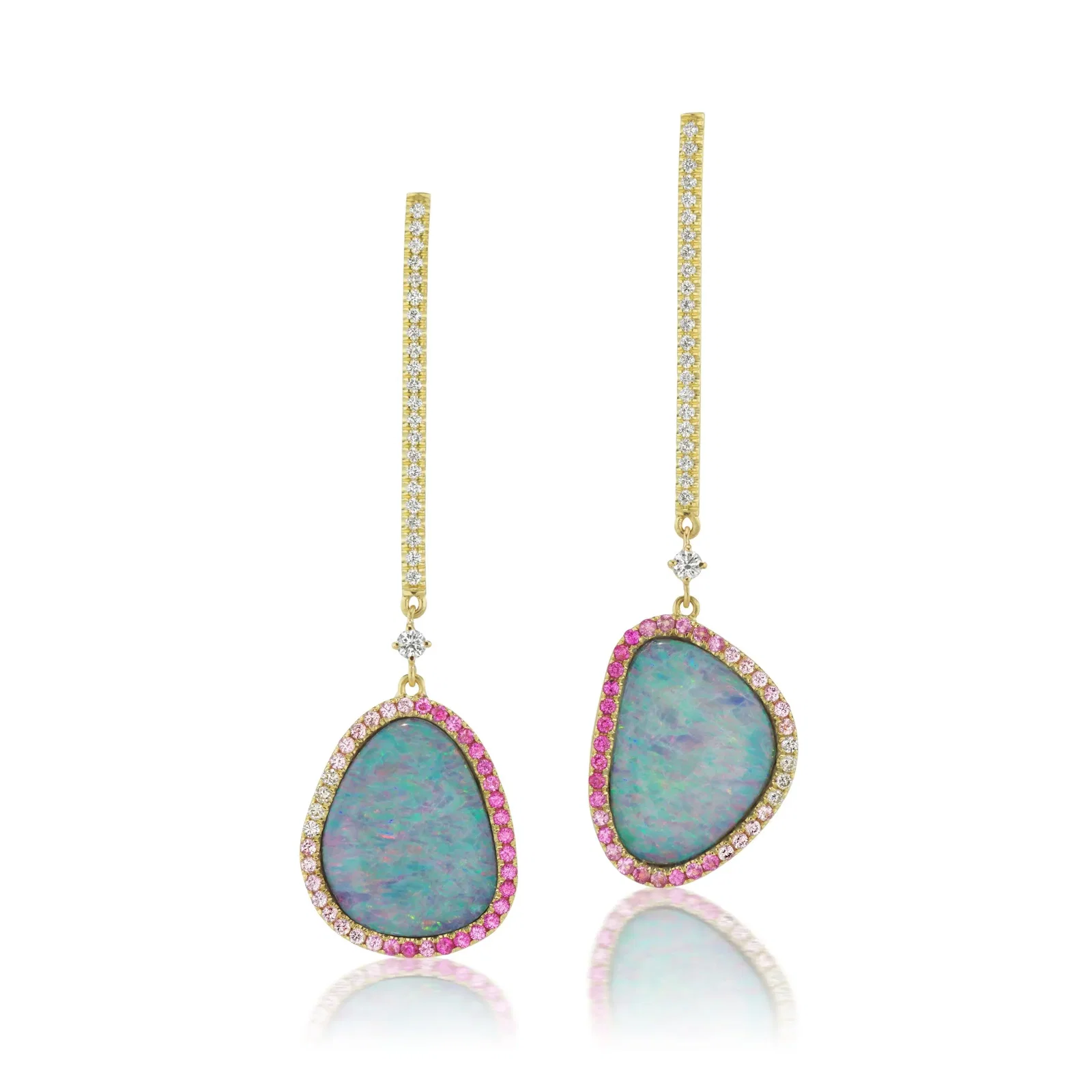 Ombre opals were a dazzling favorite.
