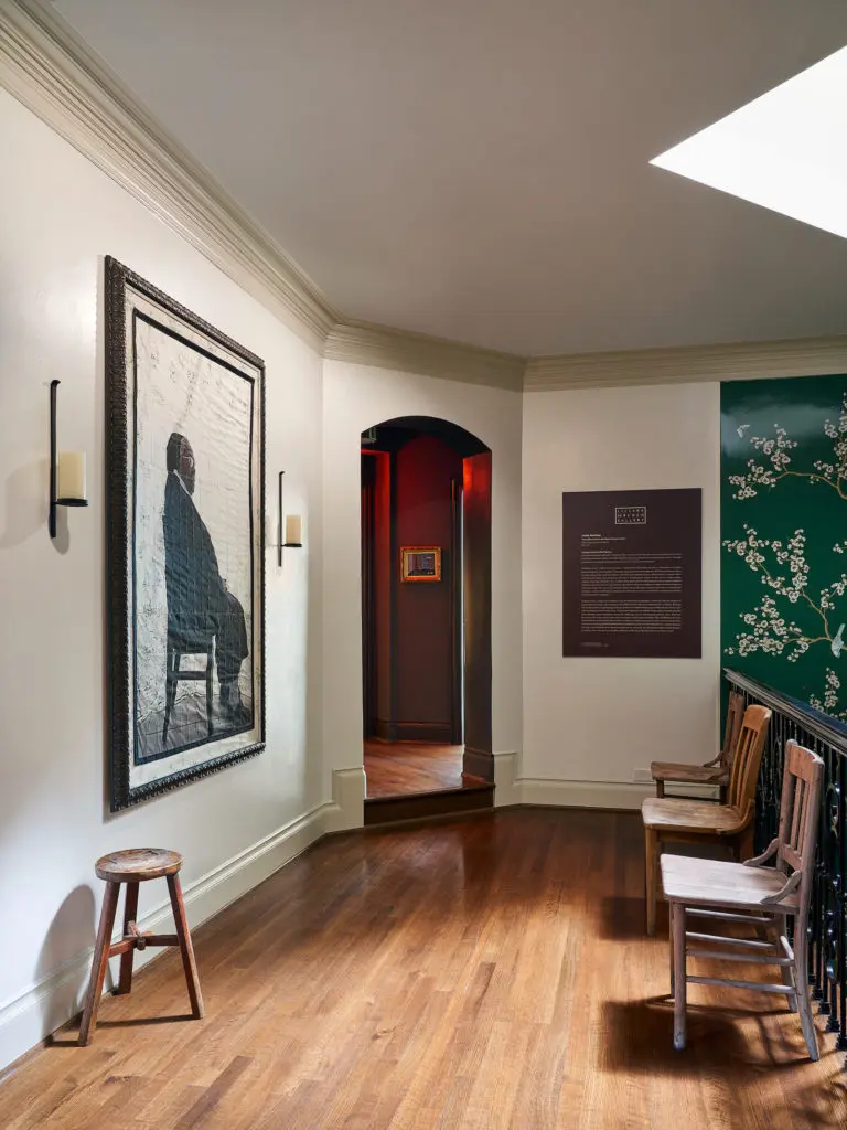 "Sister Rebecca" by Letitia Huckaby in the upstairs landing. (Photo by Stephen Karlisch)