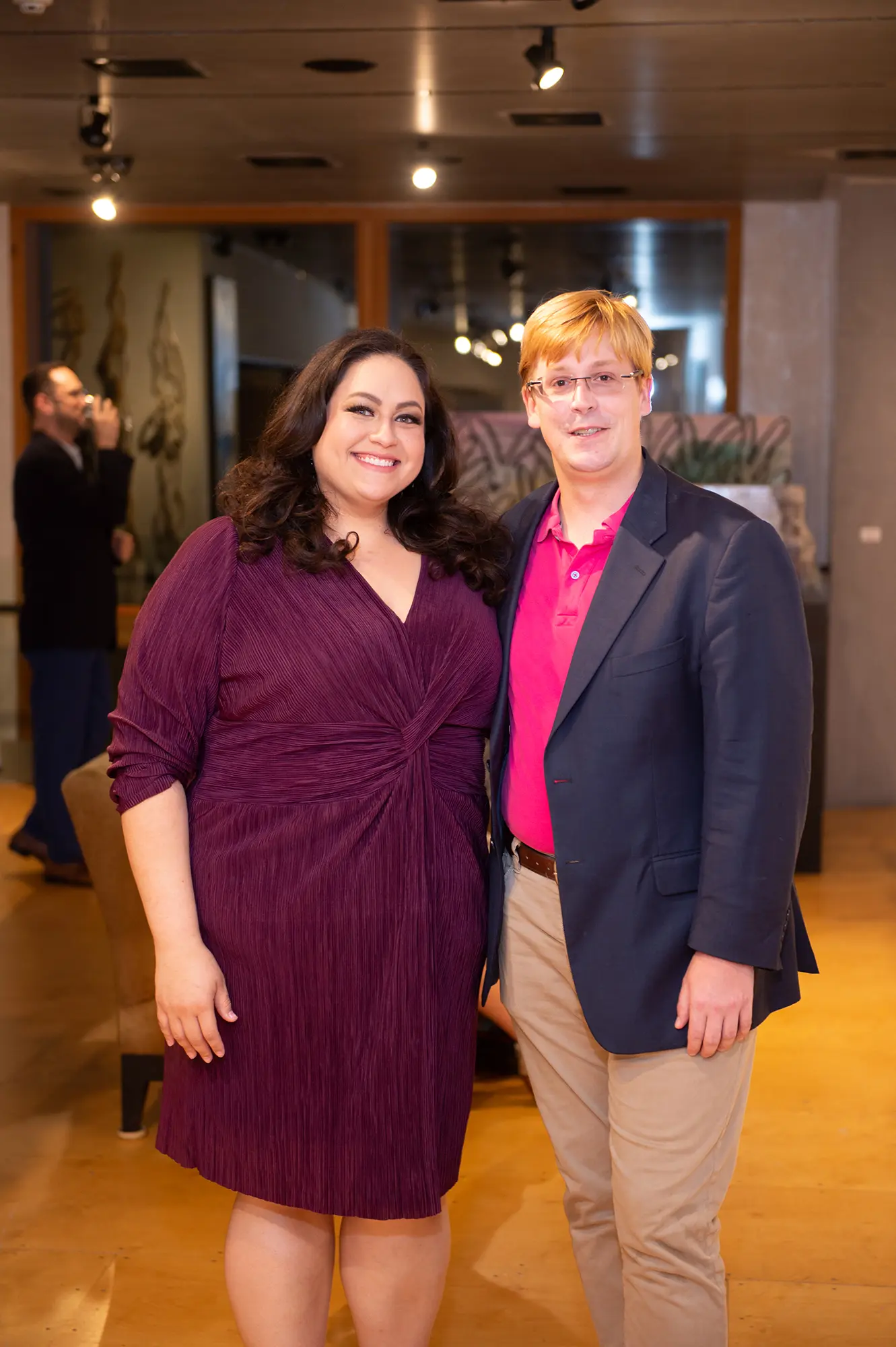 Laurel Flores, Edward Willey (Photo by Wilson Parish)
