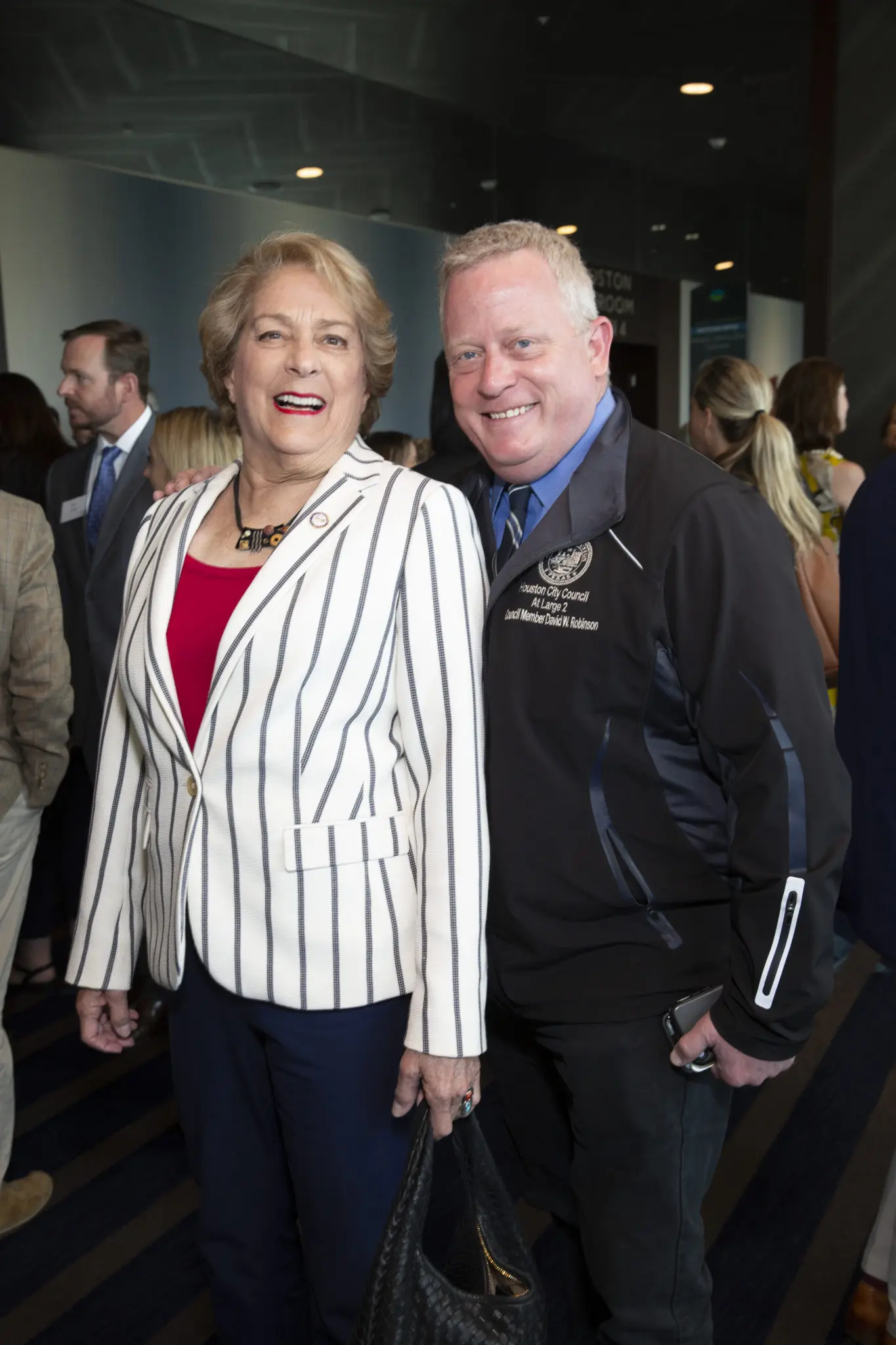Mayor Pro Tem Ellen Cohen, City Council Member David Robinson (Photo by Jenny Antill Clifton)