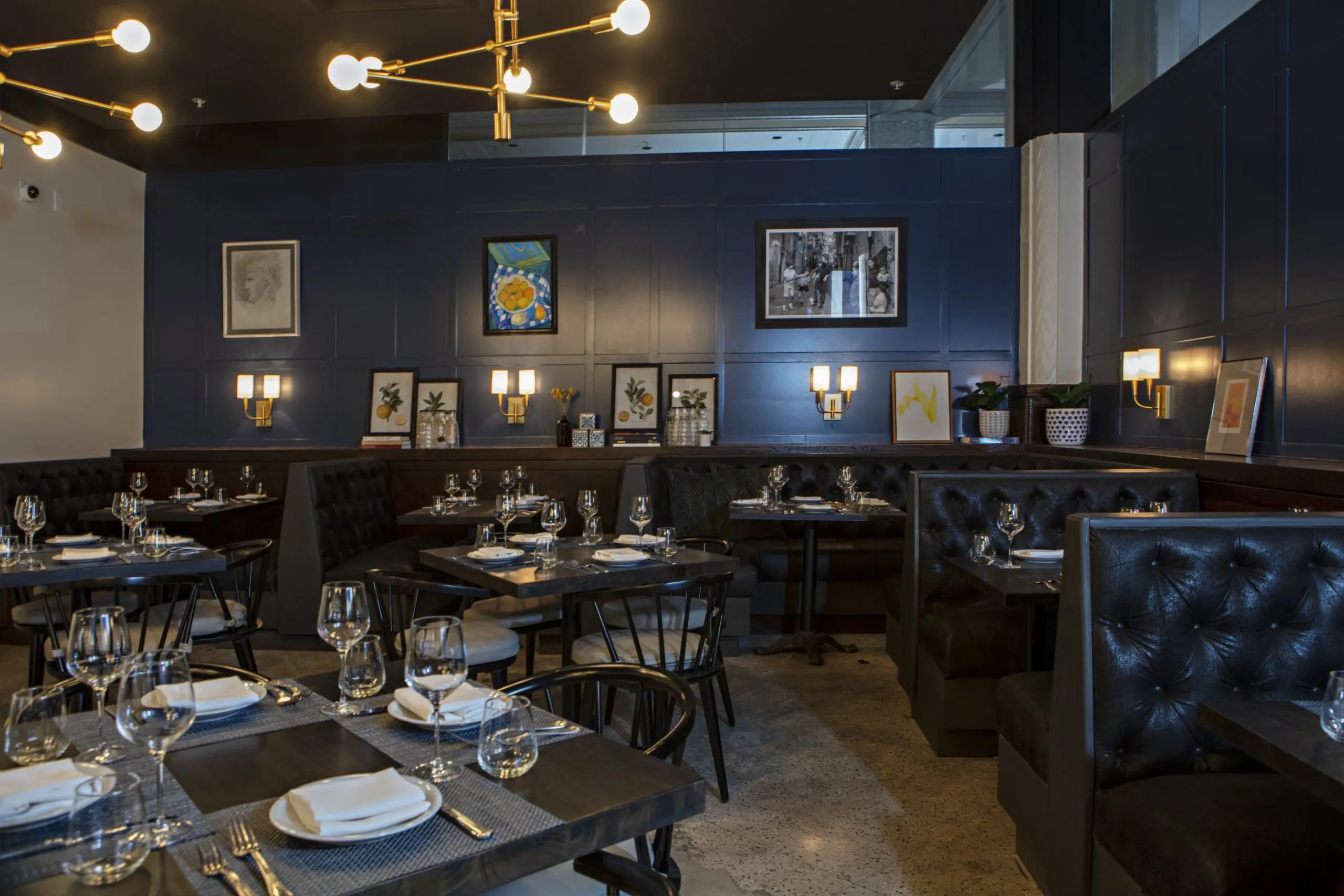 The main dining room has an enchanting ambiance. (Photo by Emily Loving)