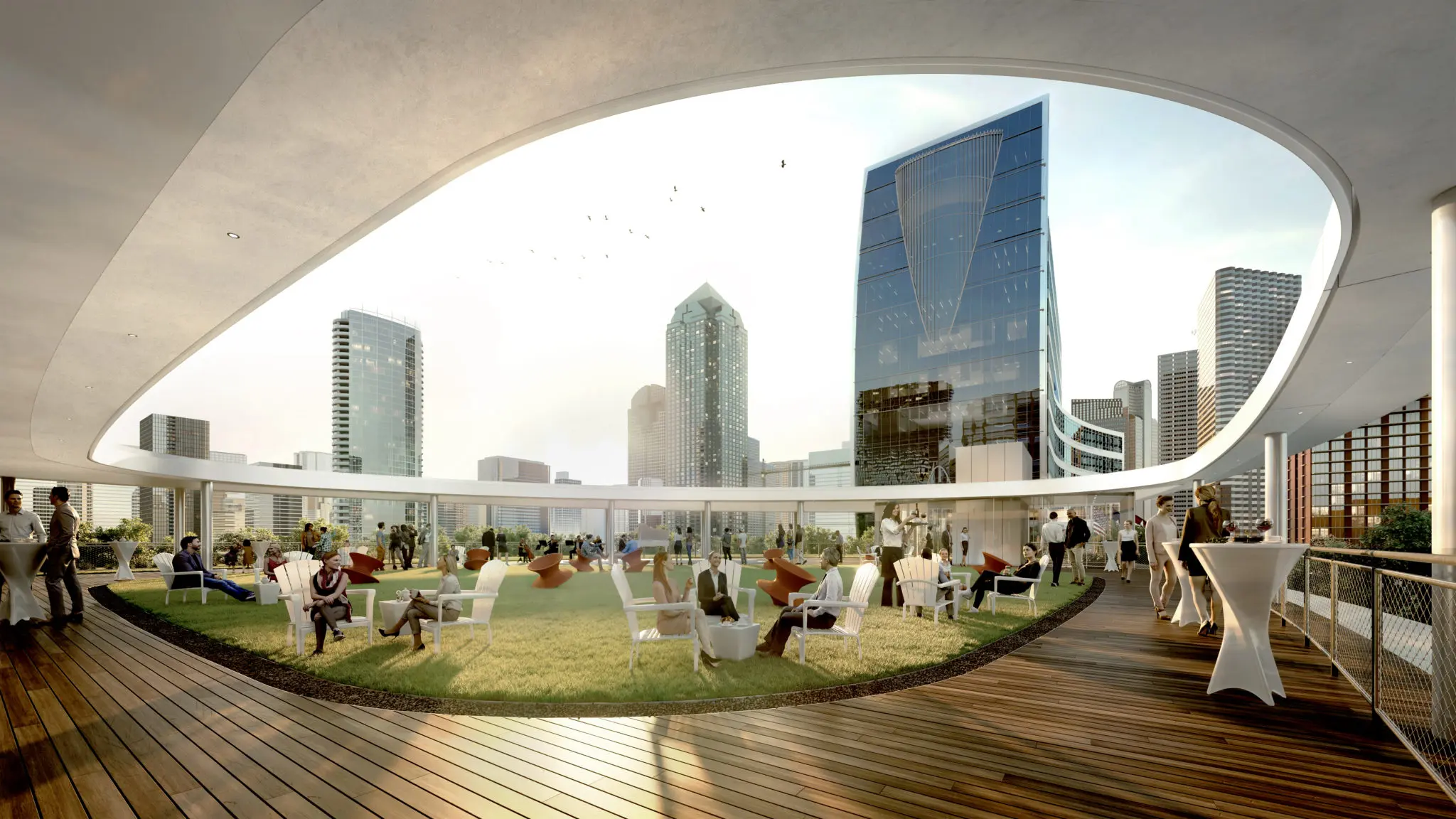 A rooftop deck is in the works.