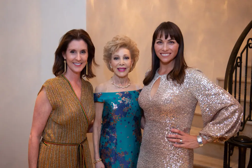 Phoebe Tudor, Margaret Alkek Williams, Beth Zdeblick (Photo by Wilson Parish)