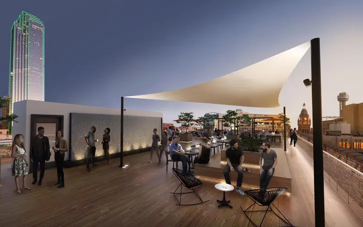Plans for a rooftop deck are in the works. Courtesy of Wildcat Management