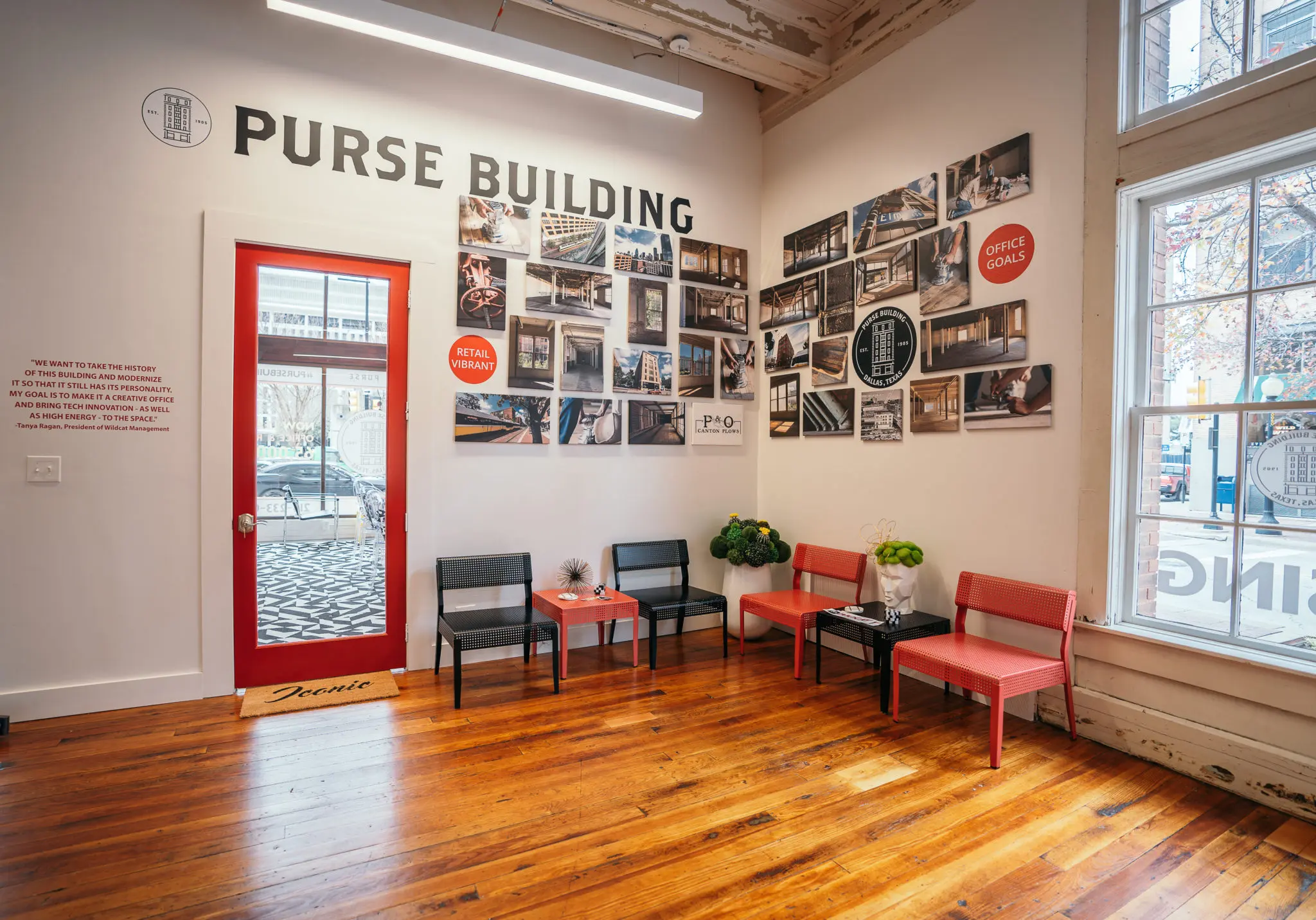 The Purse showroom is filled will all kinds of inspiration.