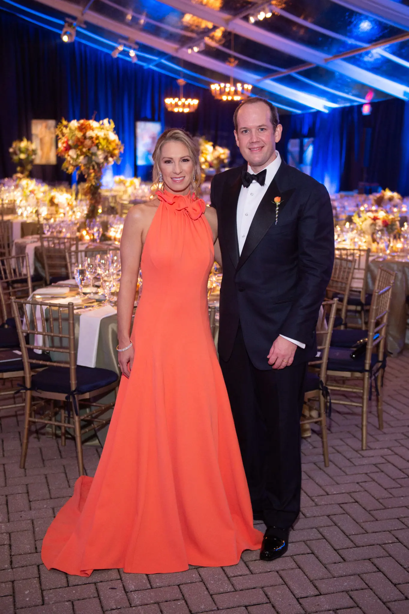 Houston Grand Opera Opening Night chairs Drs. Rachel and Warren Ellsworth. (Photo by Wilson Parish)