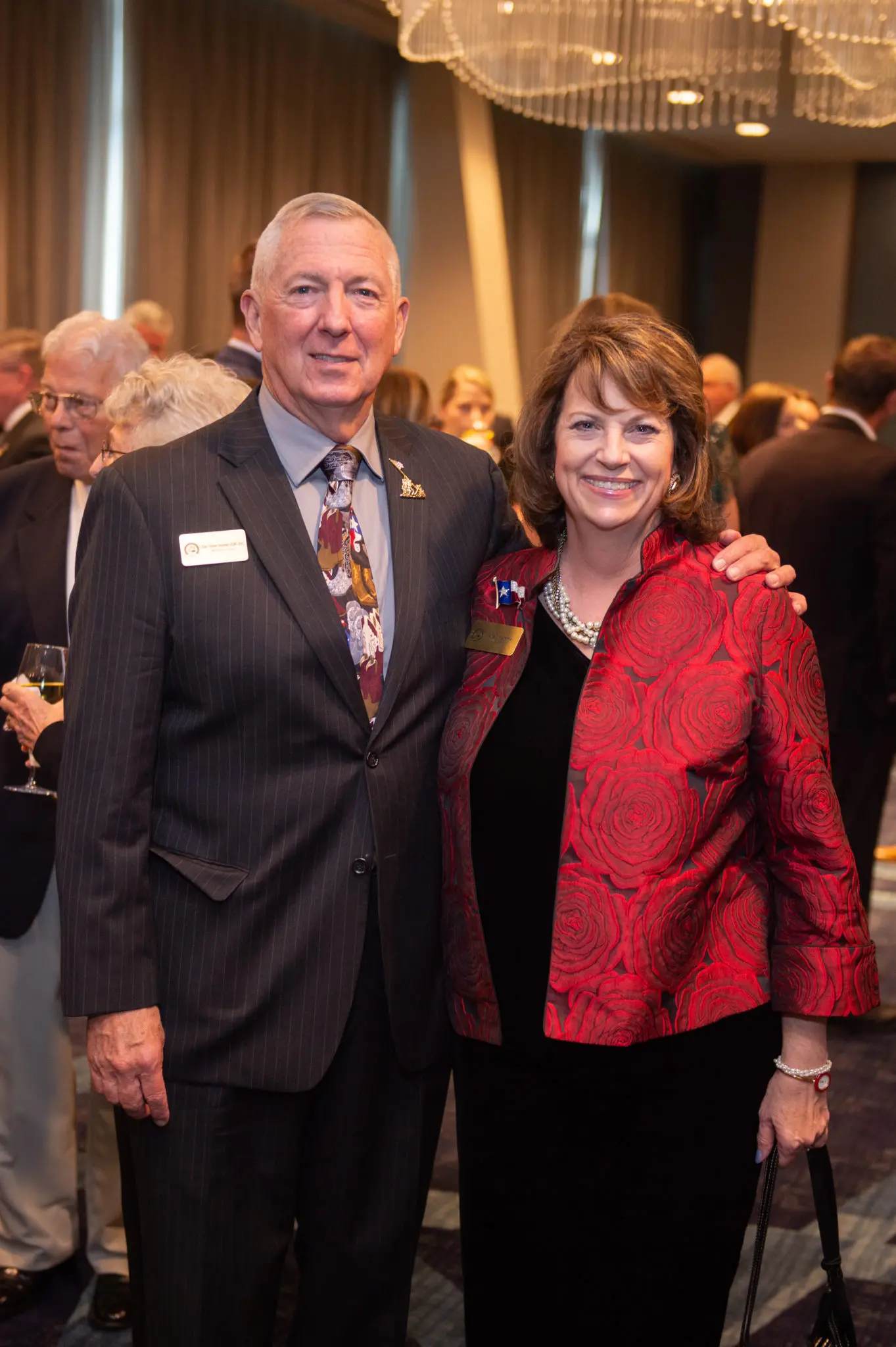 Military co-chairs Lt. Gen. Steven Hummer USMC (Ret.) & Sheri Hummer (Photo by Wilson Parish)