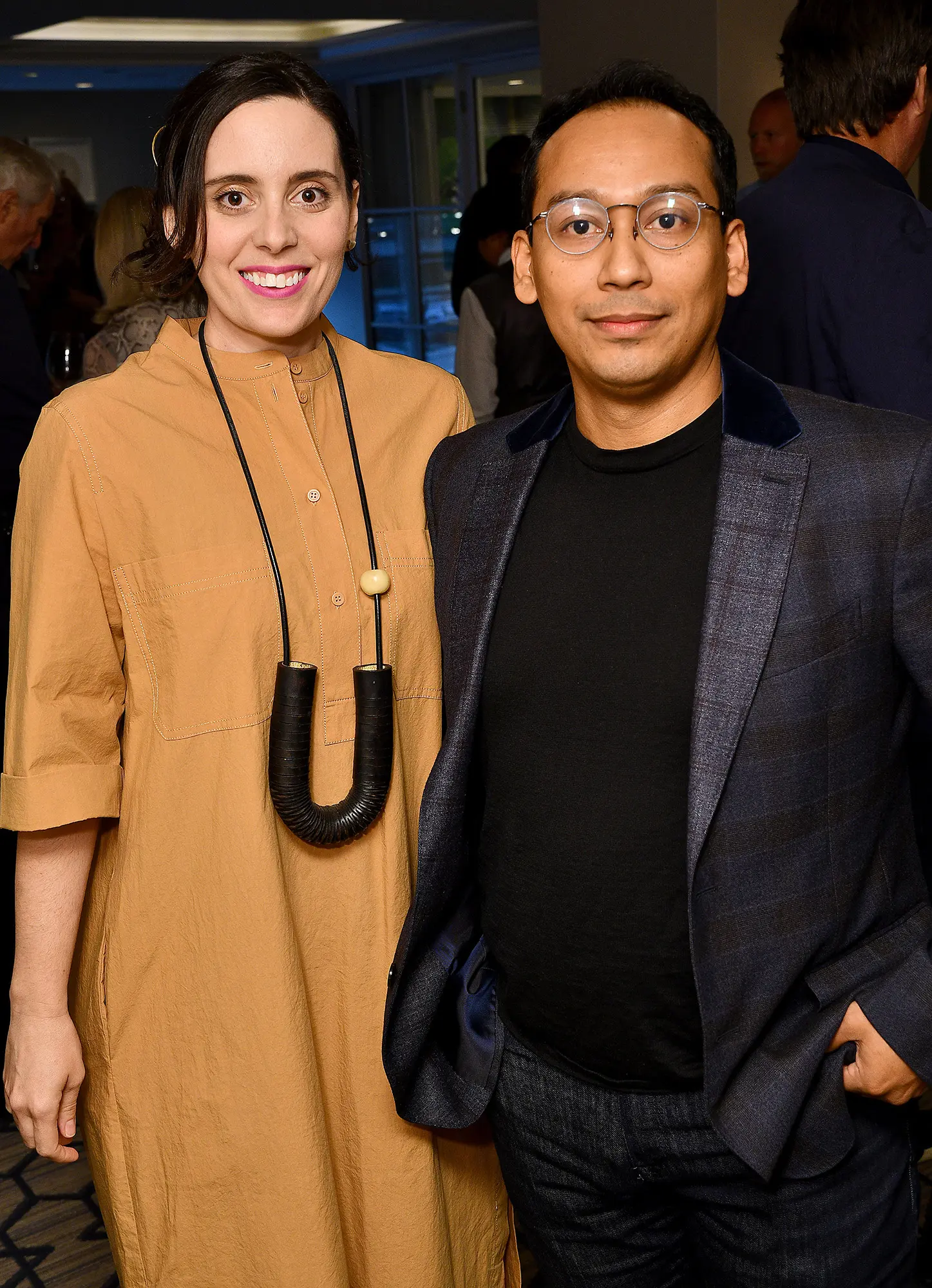 Rachel Rogerson, Lucas Martell at The Lancaster Hotel's One-Year Anniversary Artist Party (Photo by Dave Rossman)