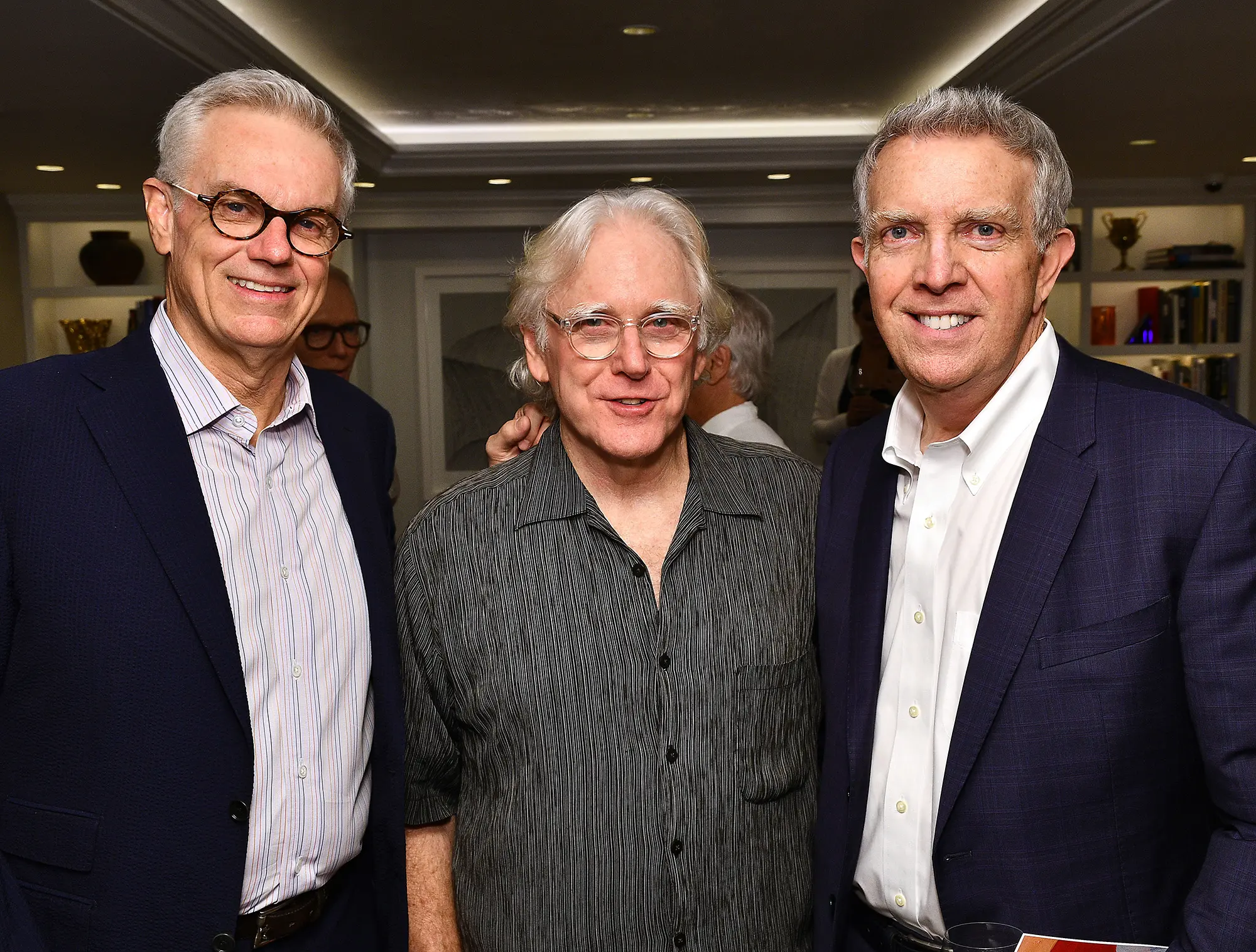 Randy Twaddle, Tom Orr, Jay Shinn at The Lancaster Hotel's One-Year Anniversary Artist Party (Photo by Dave Rossman)