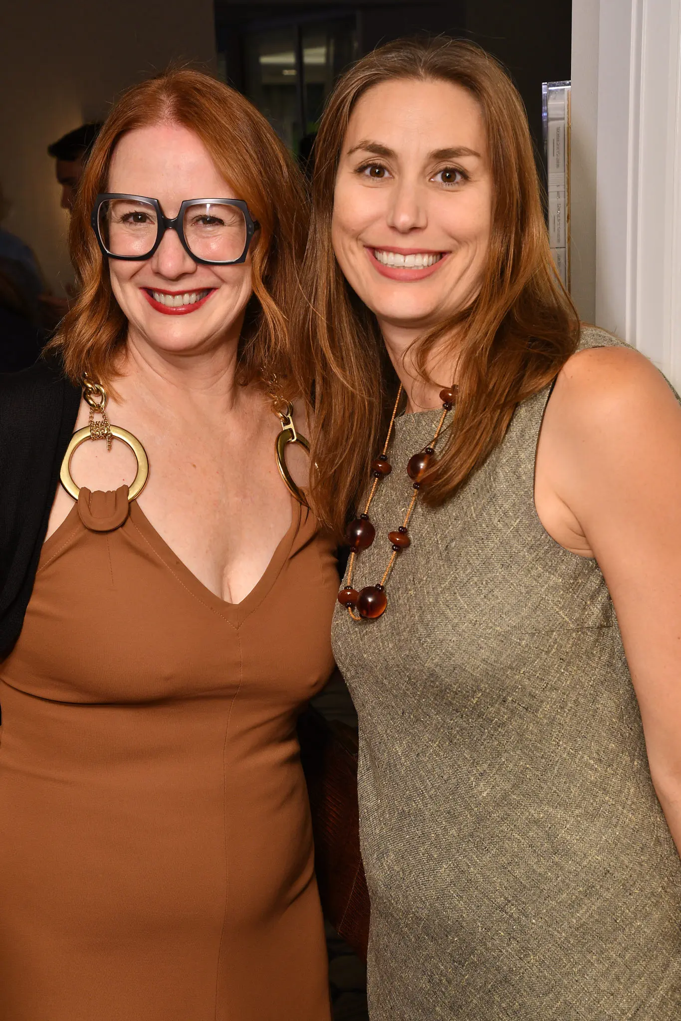 Rebekah Johnson, Christina Brungardt at The Lancaster Hotel's One-Year Anniversary Artist Party (Photo by Dave Rossman)