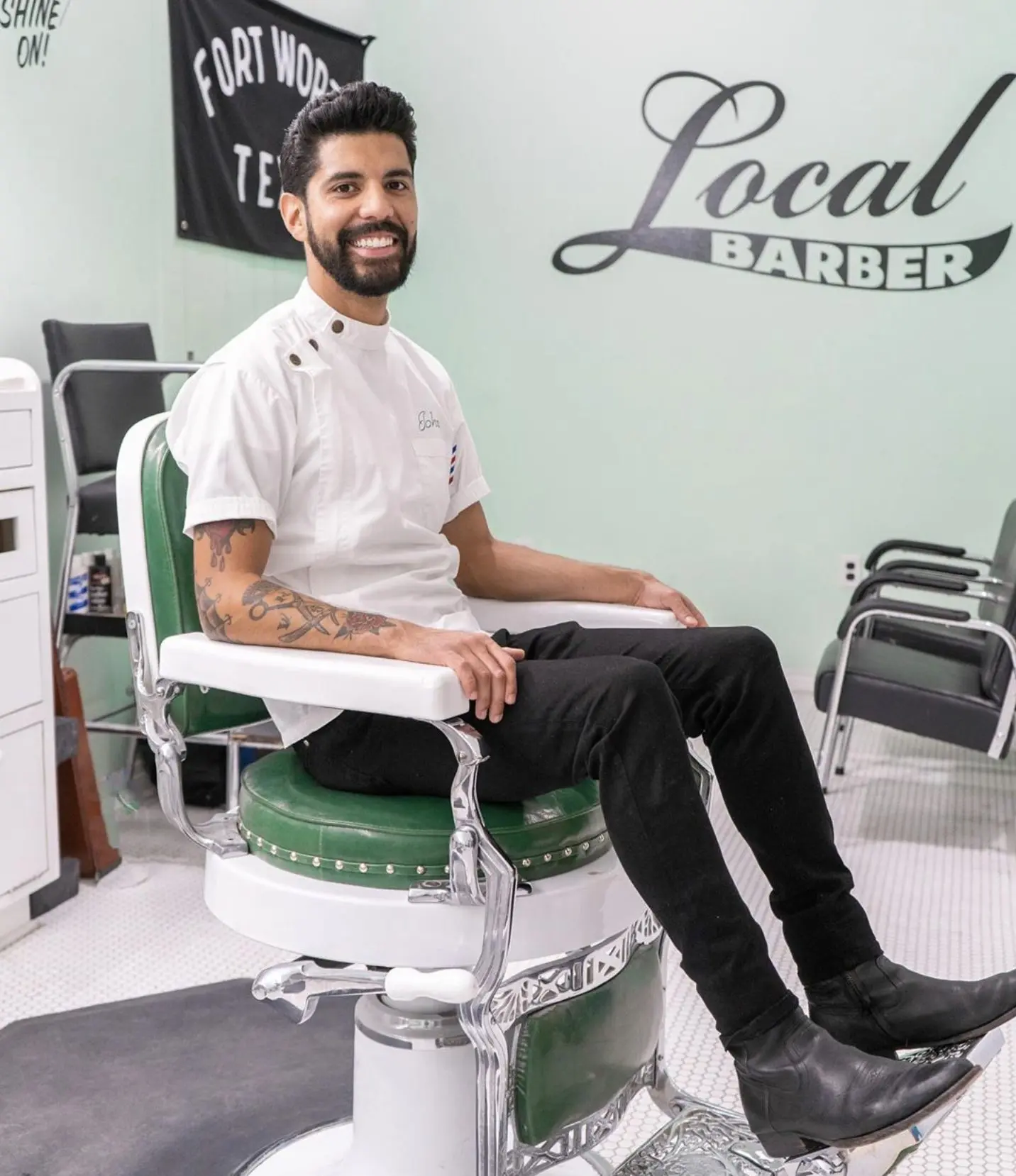 John Razo brings the cool to Local Barber