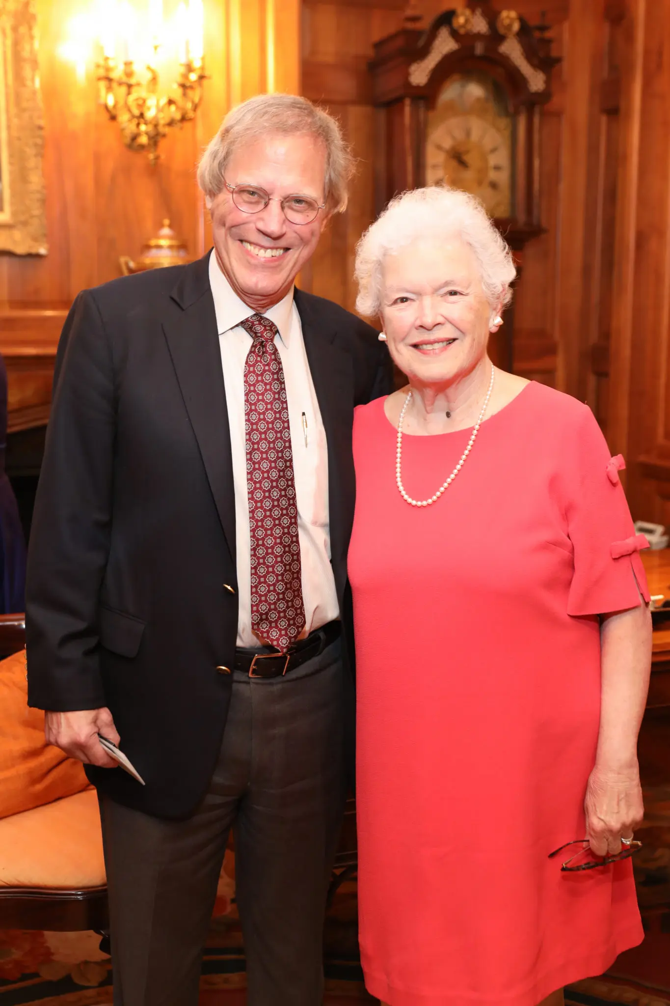 Stephen Klineberg, pictured with his wife Peggy, will present the Houston Area Survey at the Kinder Institute virtual luncheon.  (Photo by Priscilla Dickson)