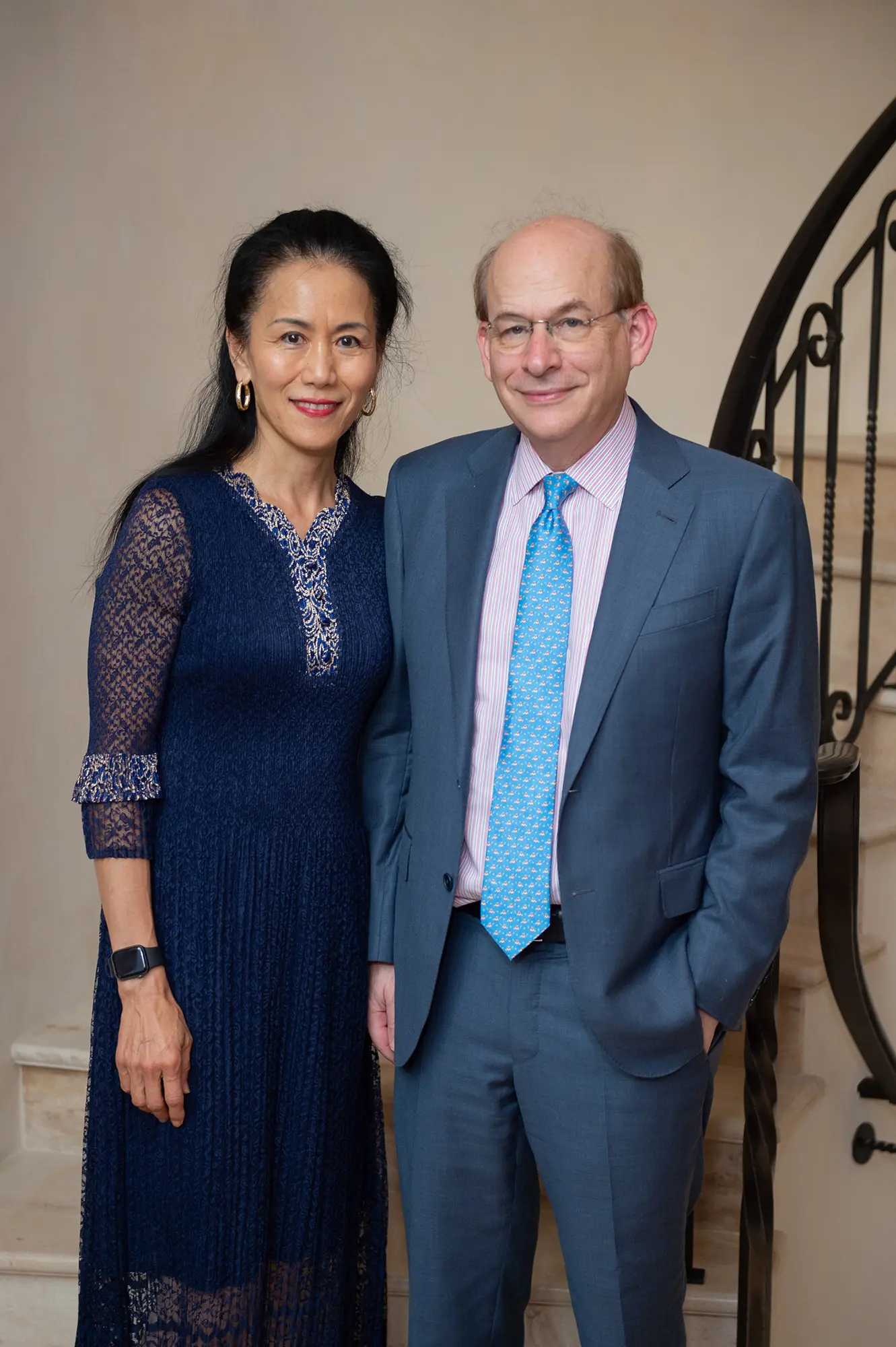 Y. Ping Sun & David Leebron (Photo by Wilson Parish)