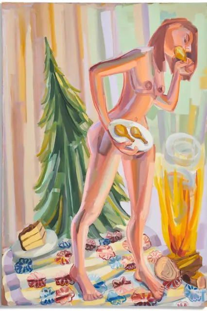 Judith Linhares, "Feast," 2011, at Nancy Littlejohn Fine Art
