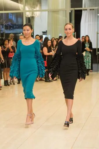 Christian Siriano showed a mix of pre-fall and fall.