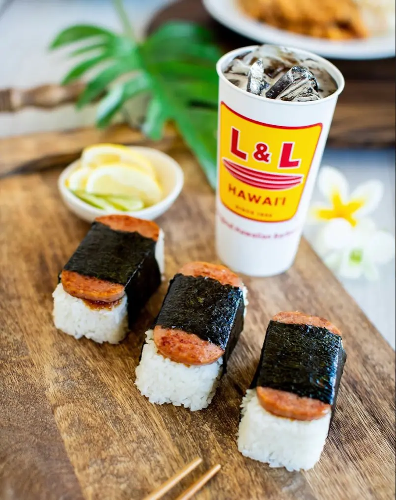 L&L Hawaiian Barbecue is creative with spam. 