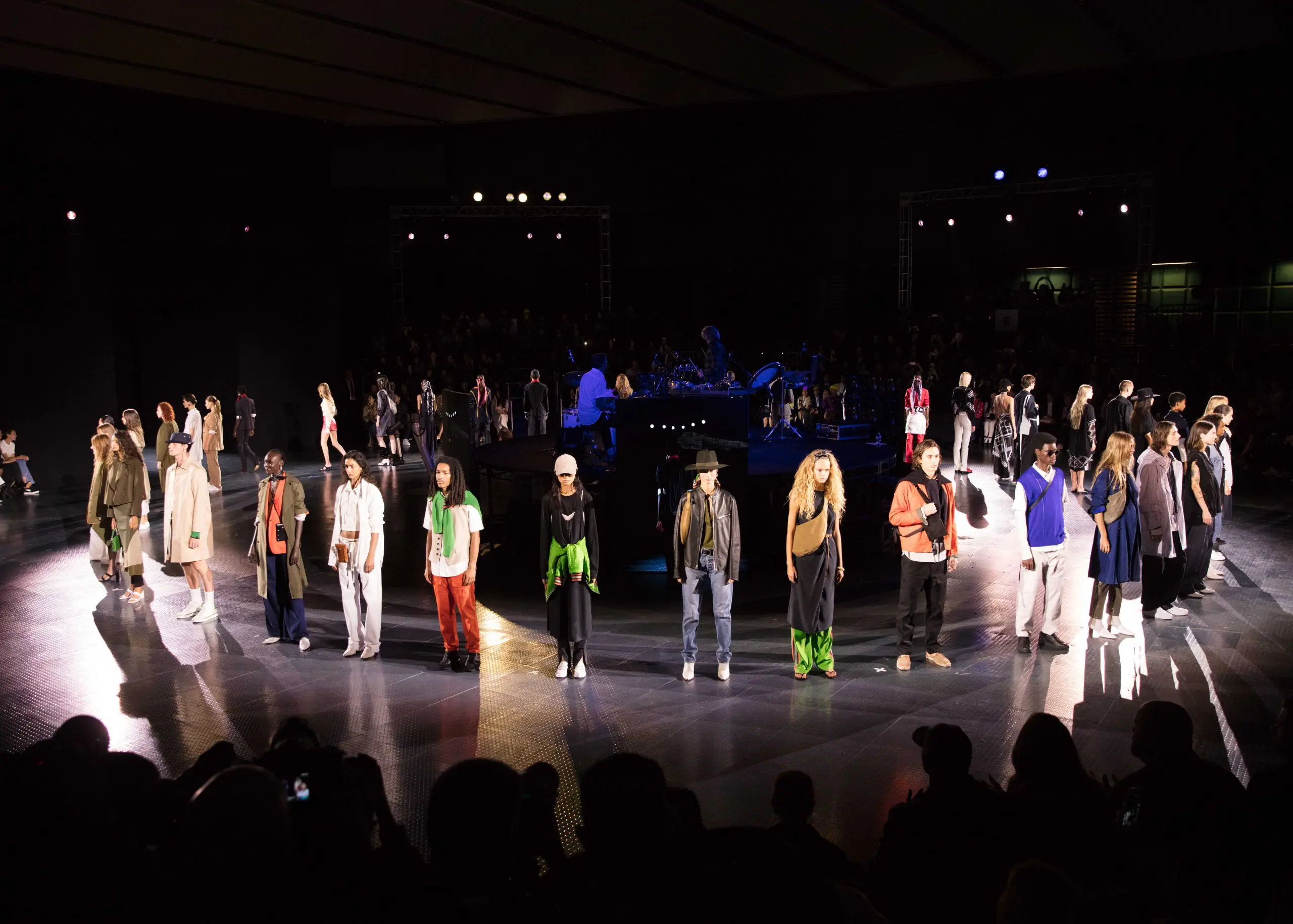 To present his spring 2020 collection, Rag & Bone's Marcus Wainwright returned to a runway show but it was anything but traditional. (Photo courtesy of Rag & Bone)