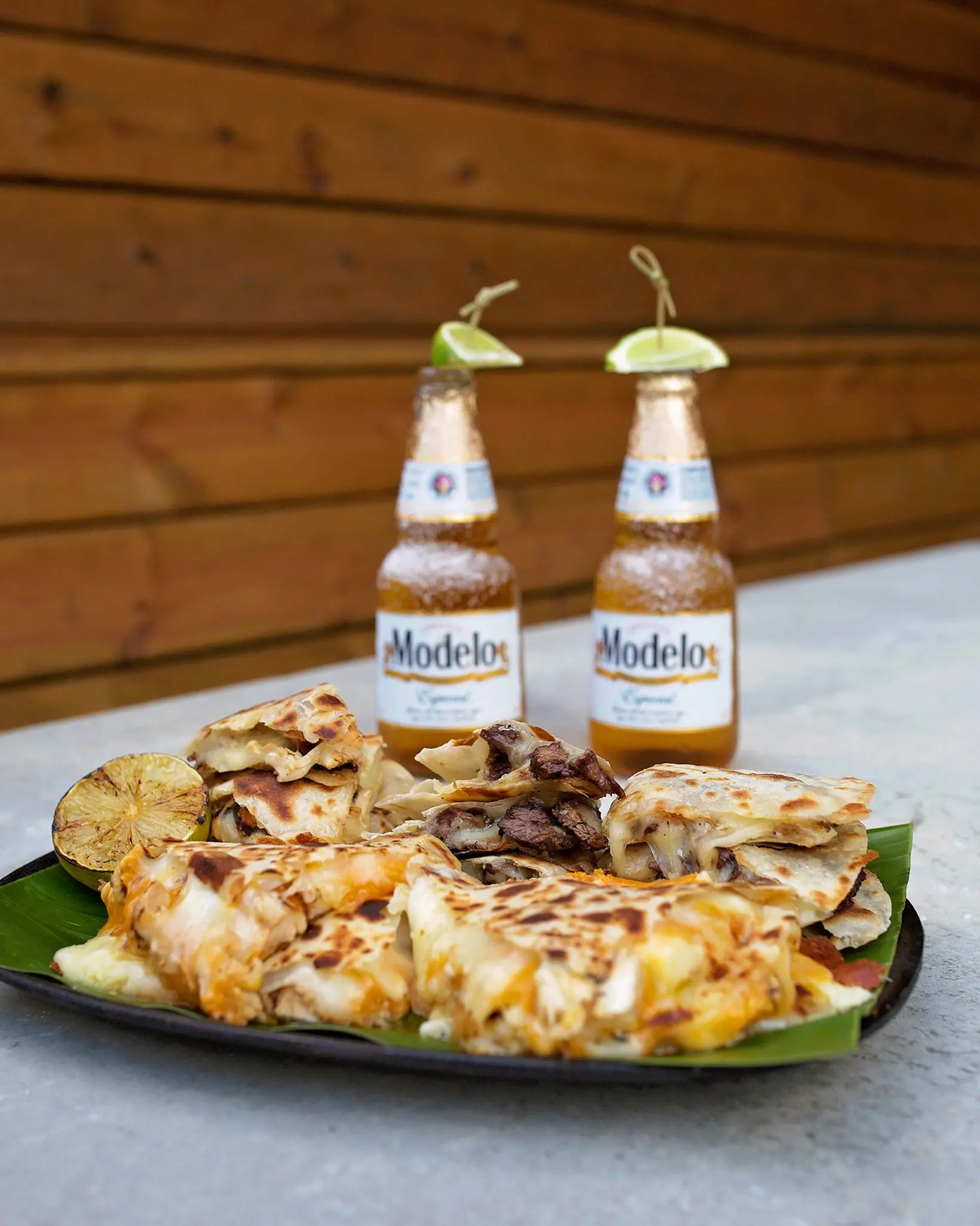 There's nothing like a Modelo on Studewood Cantine's patio. 