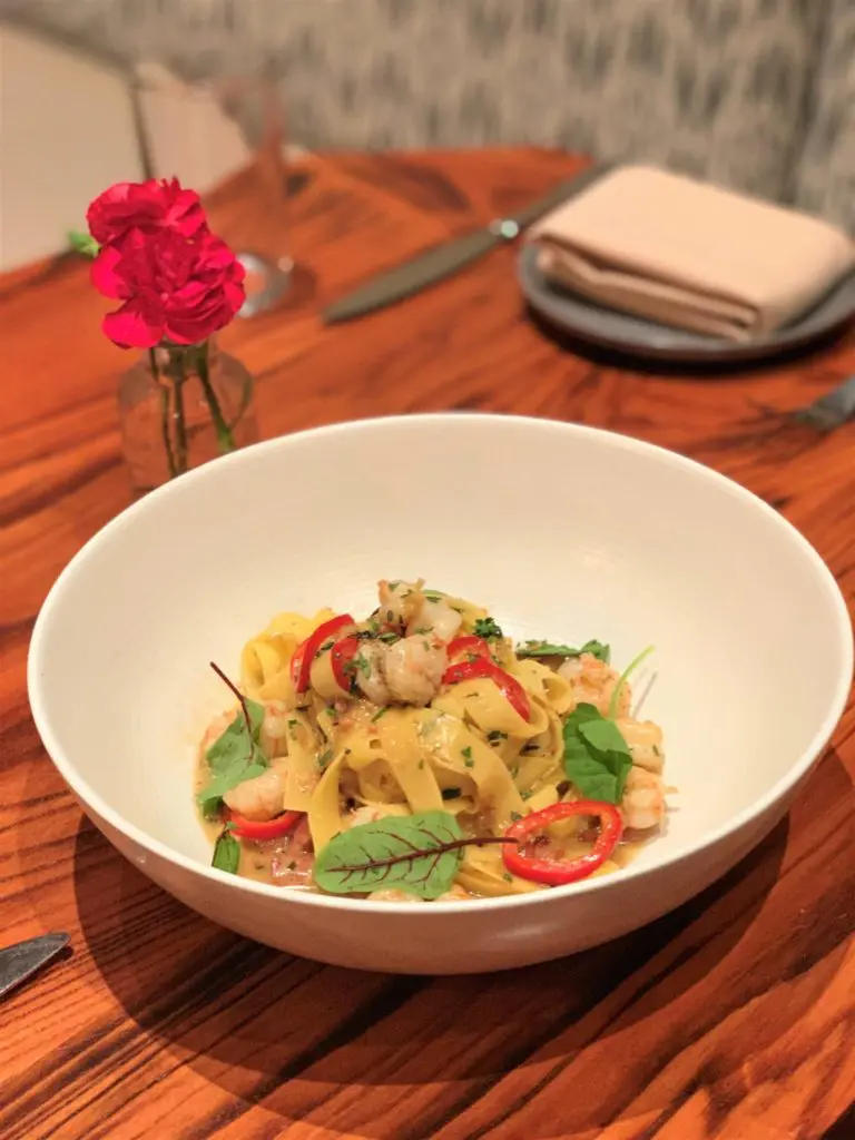 The tagliatelle at Tulum restaurant is just one of the dishes to swoon over.