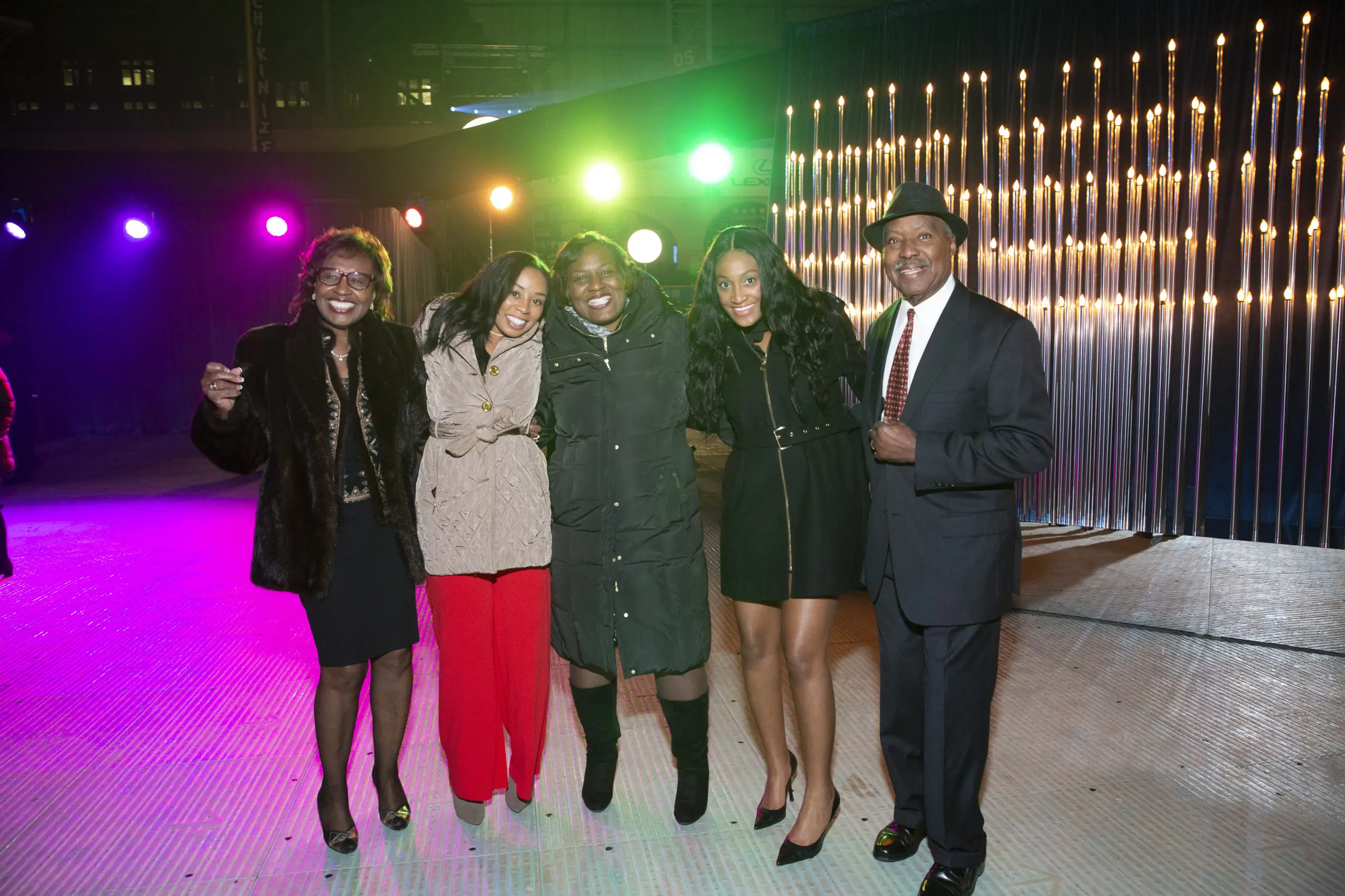 Mary Daffin, Imani Daffin, Pamela Cormier, Taylor Newhouse and Sam Daffin  (Photo by Jenny Antill)