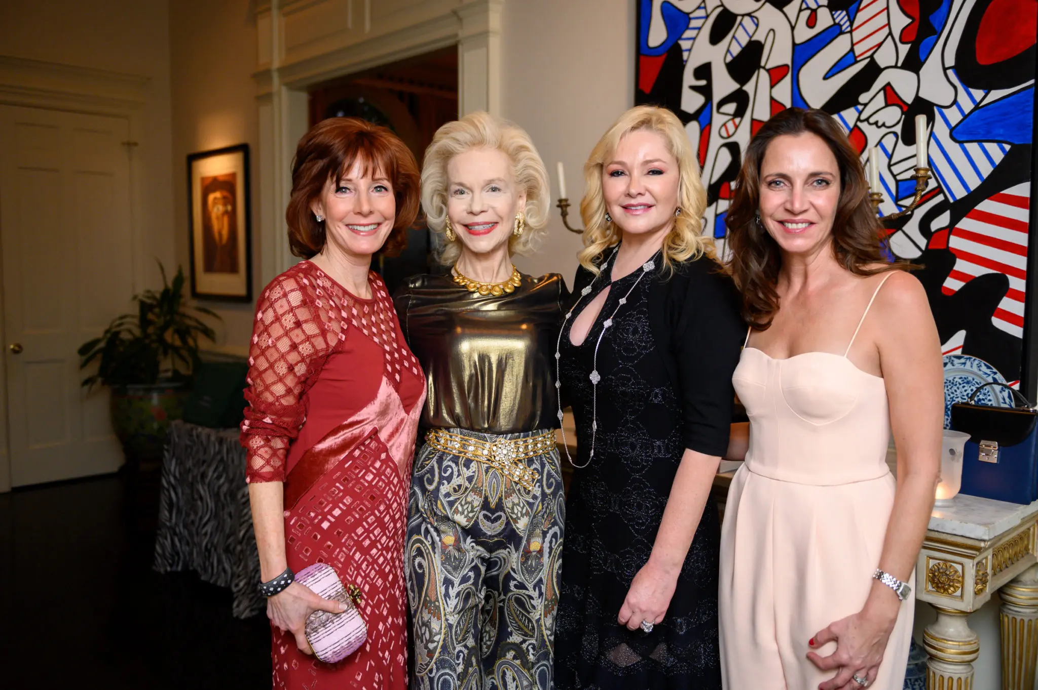 Marcy Taub, Lynn Wyatt, Whitney Crane, Aliyya Stude (Photo by Sarah Austin)