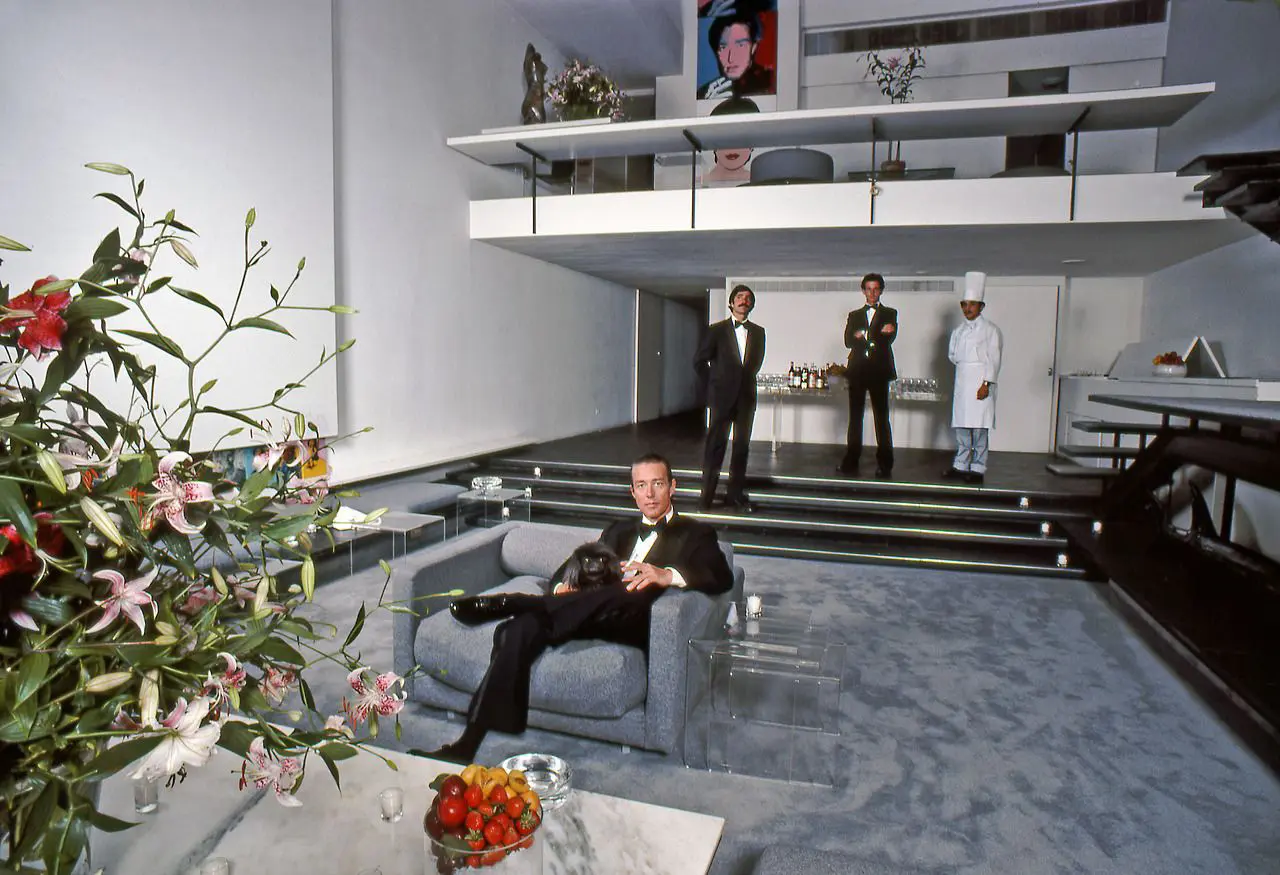 Halston house at 101 E. 63rd Street in New York City, designed by Paul Rudolph in 1956. (Photo by Scott Frances/Otto)