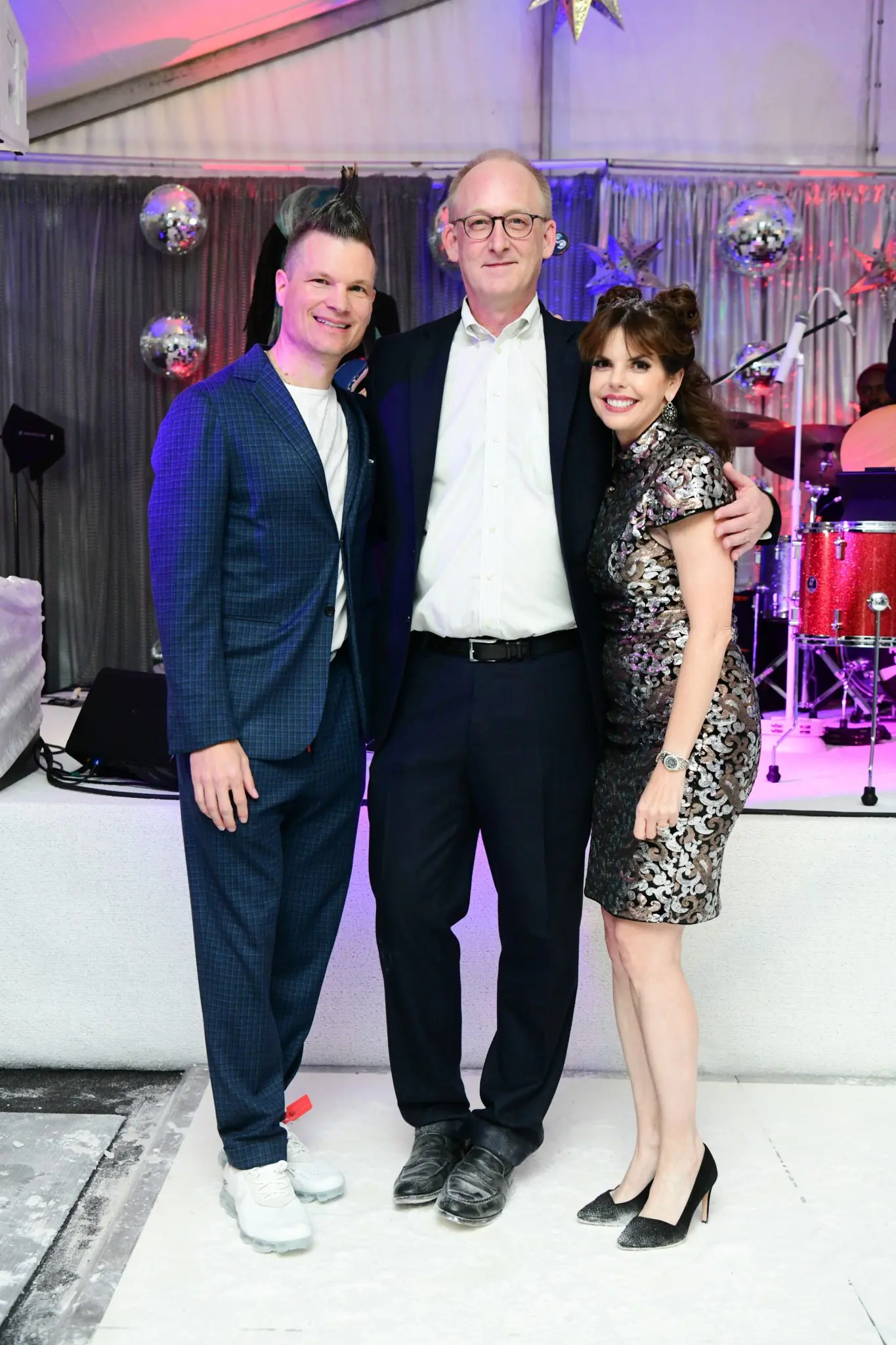 Slade Lewis, Dr. Michael C. Braun, Cindy Lewis  (Photo by Daniel Ortiz)