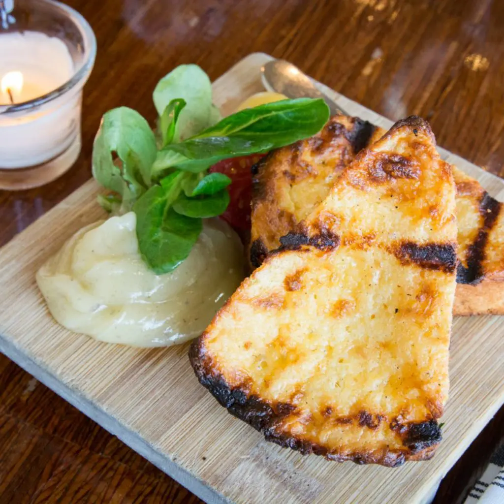 Cornbread with lavender honey butter is a must-try at Grace's Table. Courtesy of Grace's Table