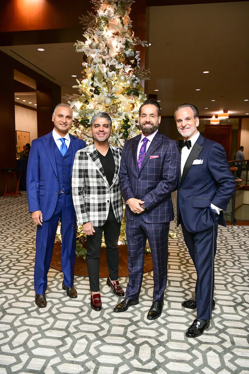  Dr. Kota Reddy, Ahmad Malik, Karun Magon and Rudy Festari (Photo by Daniel Ortiz)