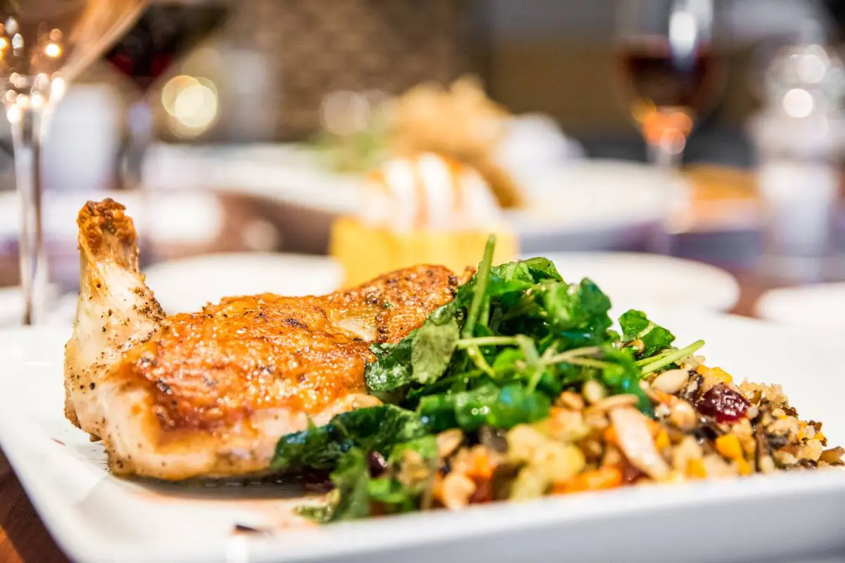 Grace's Table has an excellent chicken with quinoa dish. Courtesy of Grace's Table