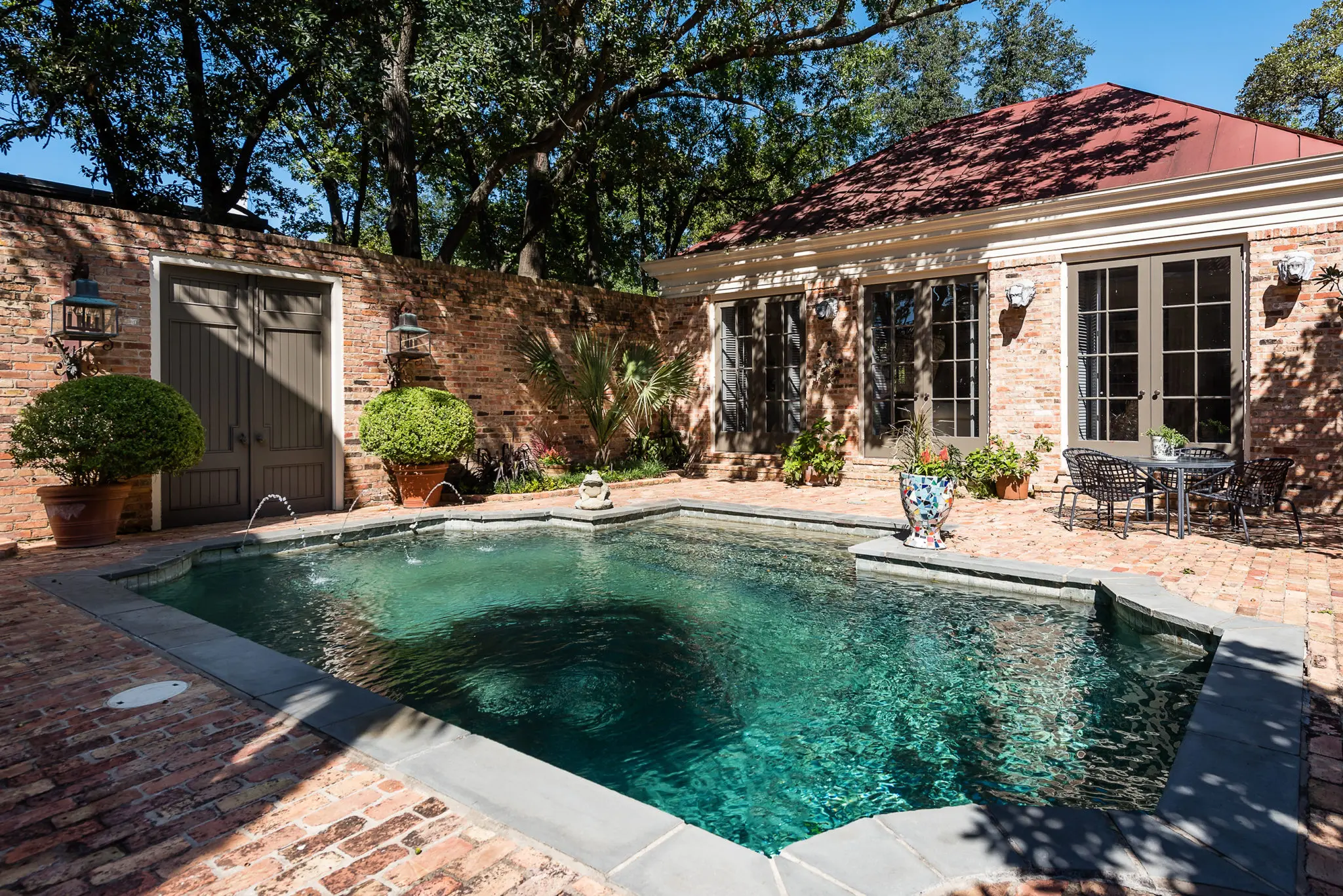 A sparkling pool is the perfect summer spot.
