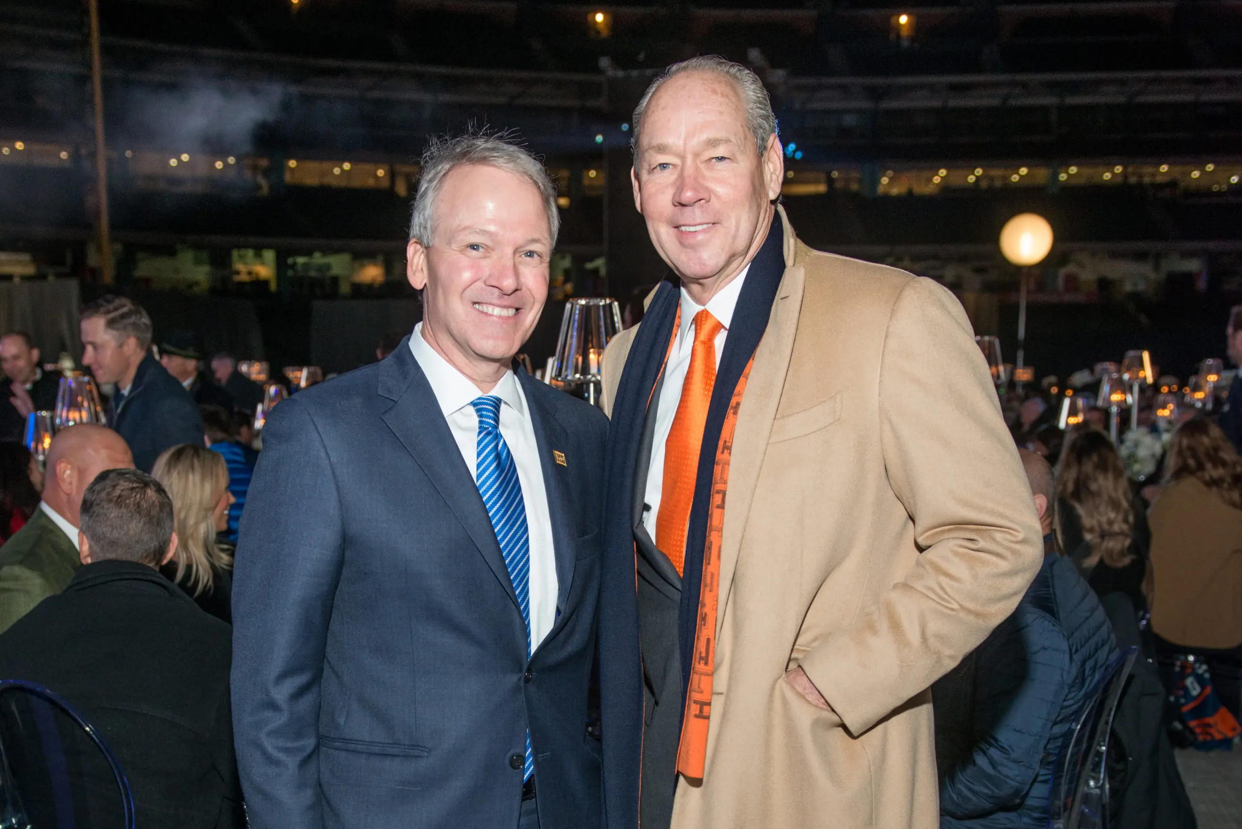 Dr. Marc Boom, Jim Crane (Photo by Jacob Power)