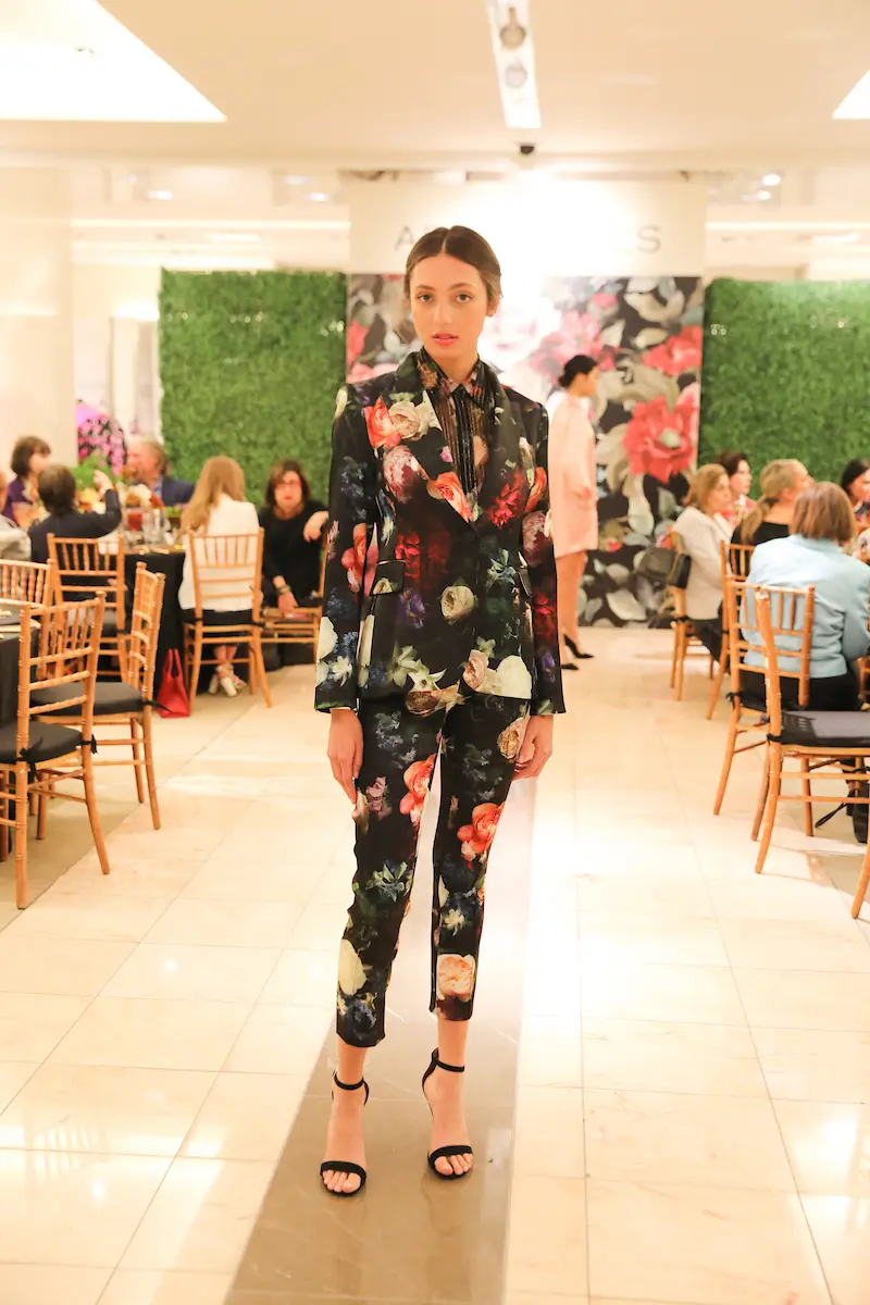 Big florals resonate with the New York based designer. (Photo by Priscilla Dickson)