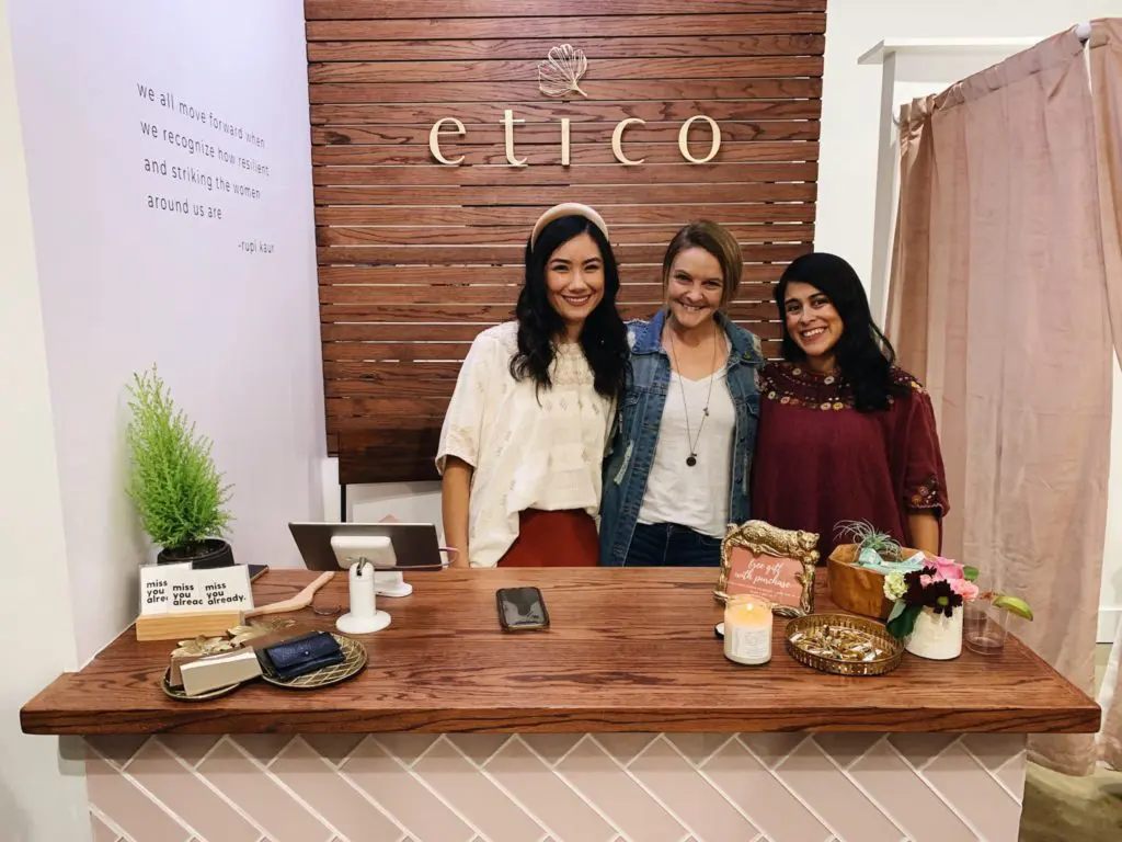 Etico owners Marissa Heyl, Sandra Falcon and Pamela Lozoya want their new shop to more than just a store. (Photo by  Christina Q Photography)