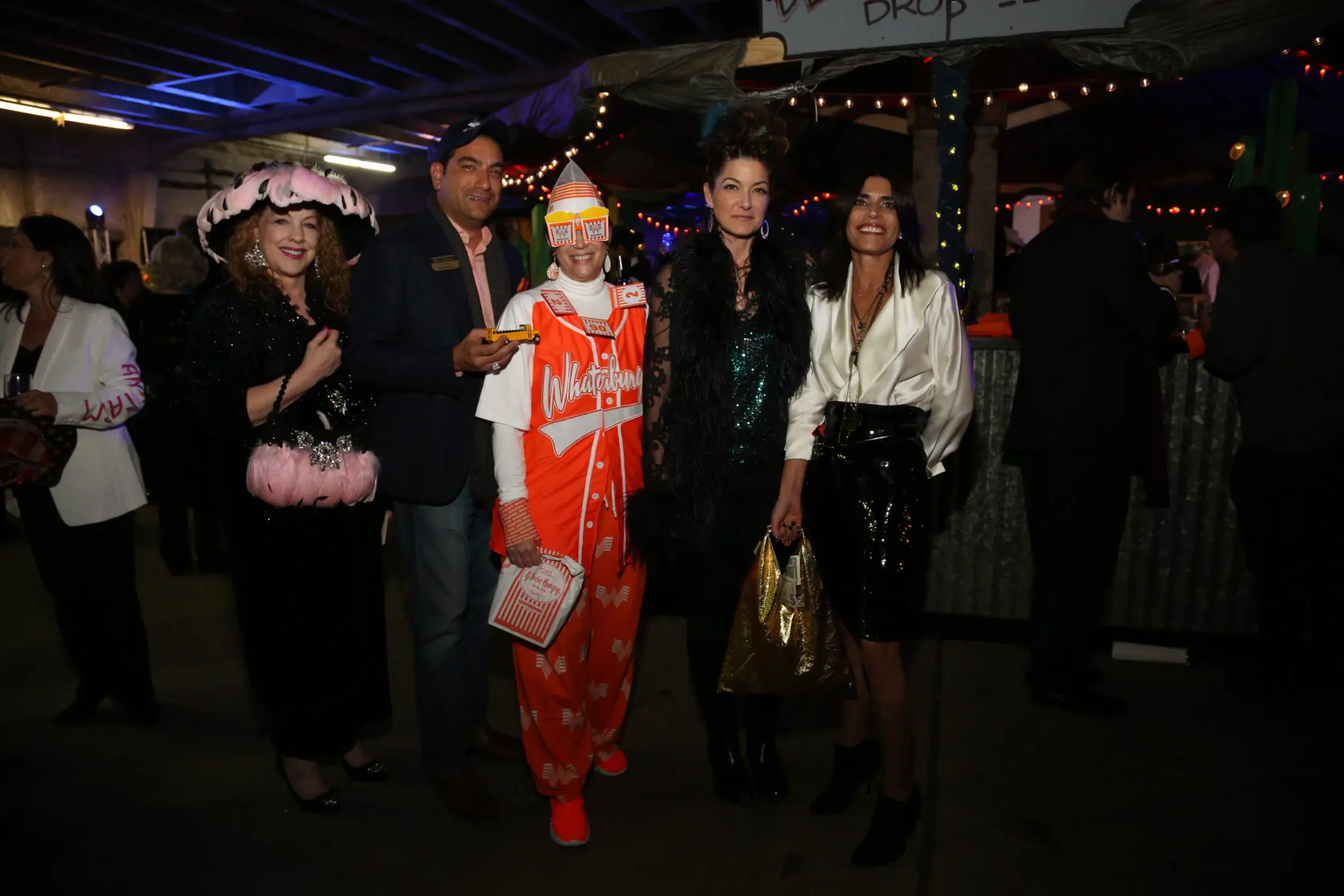 Debra Linse, Mister McKinney, Martra Fredricks, Michele Grinstead Griffiths, auction chair Erica Levit (Photo by Mike Herrera)