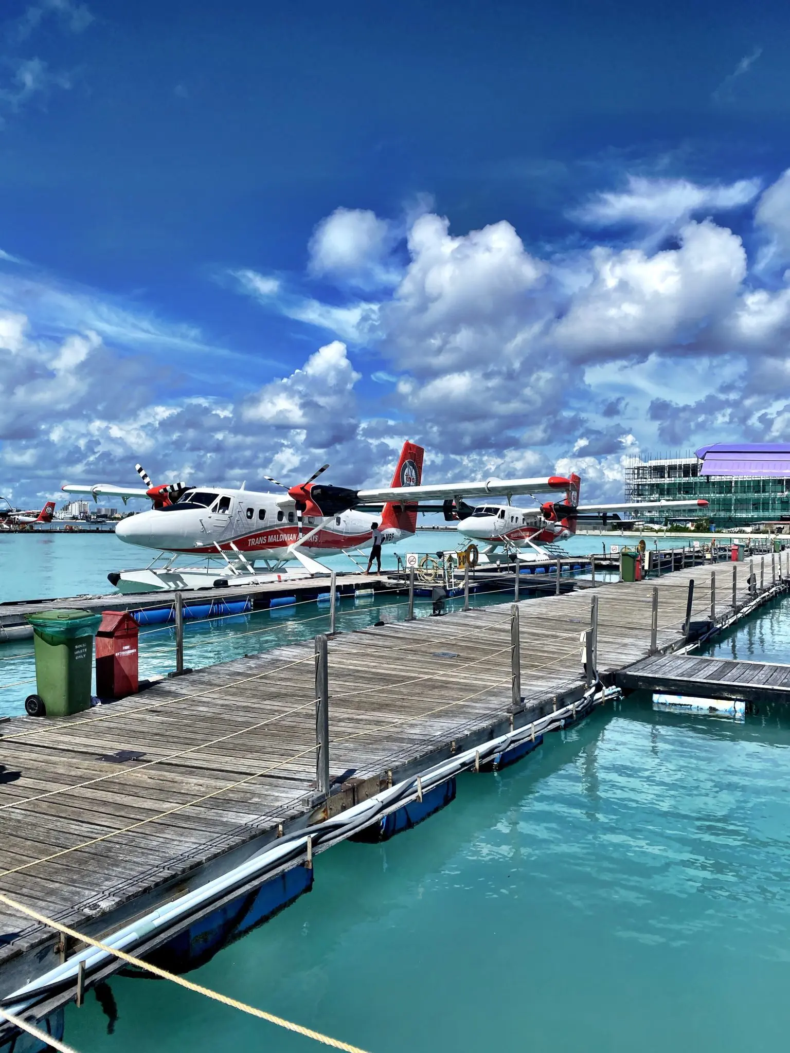 The Maldives has the largest fleet of seaplanes in the world.