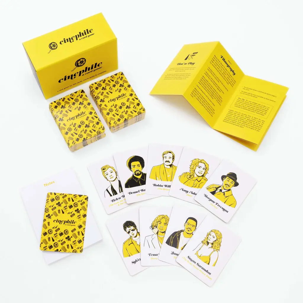 Cinephile Card Game $18