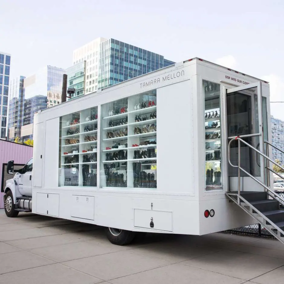 Celeb-Loved Luxury Brand Rolls Into Highland Park Village — Step Up to the Shoemobile