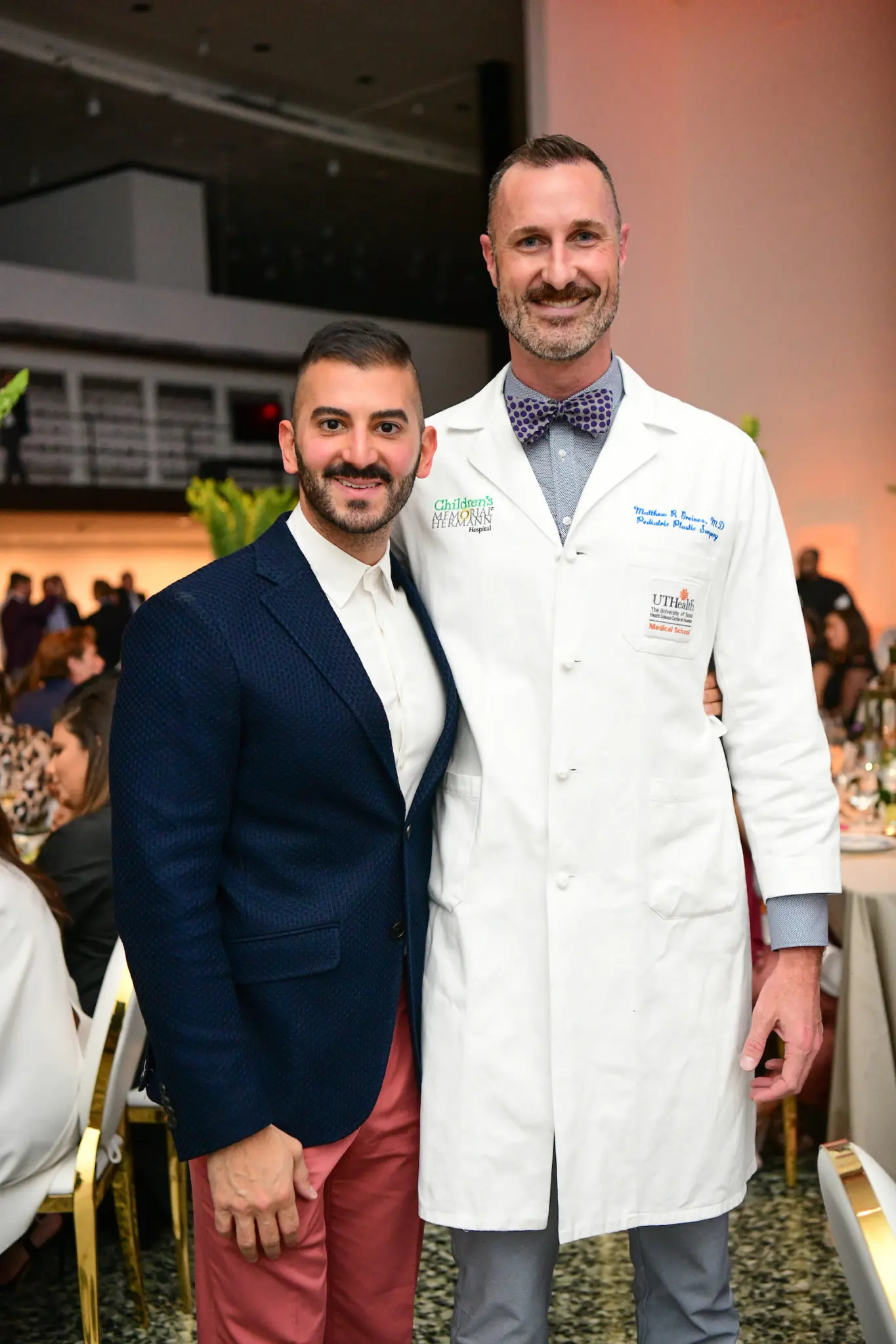 Colin Moussa, Dr. Matt Greives (Photo by Daniel Ortiz)