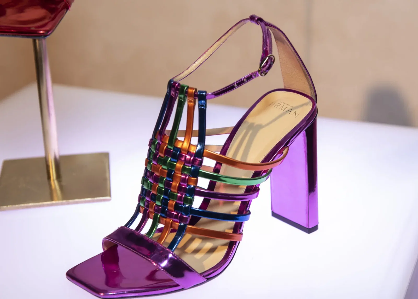 My personal favorite from the array of shoes at the Birman exhibition. (Photo by Tamytha Cameron)