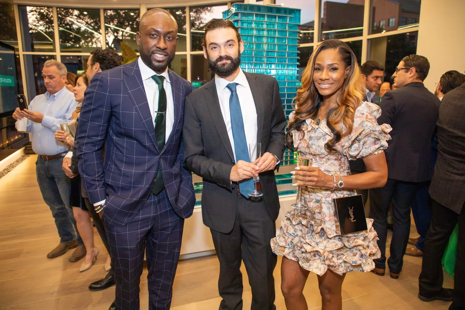 Acho Azuike, Nick Pontikes, Ige Johnson (Photo by Ruben Escobar)