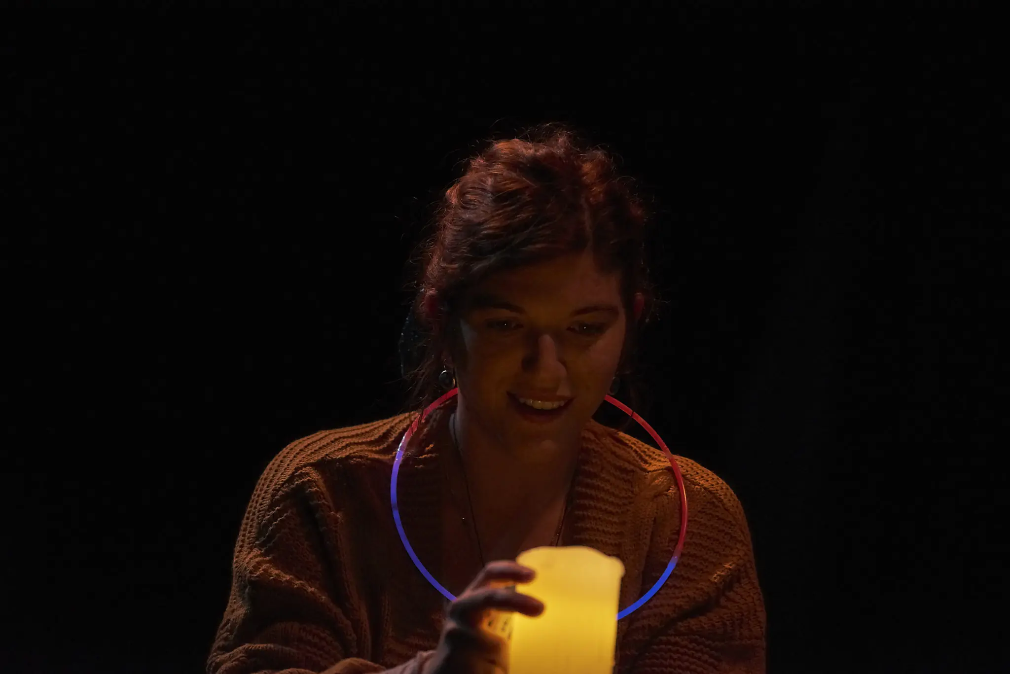 Lighting a candle in the storm in Baby Screams Miracle. (Photo by Anthony Rathbun)